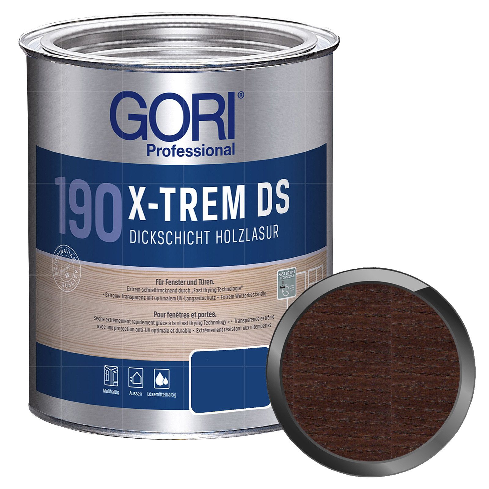 Dickschichtlasur 190 X-Trem DS - 0.75 Ltr