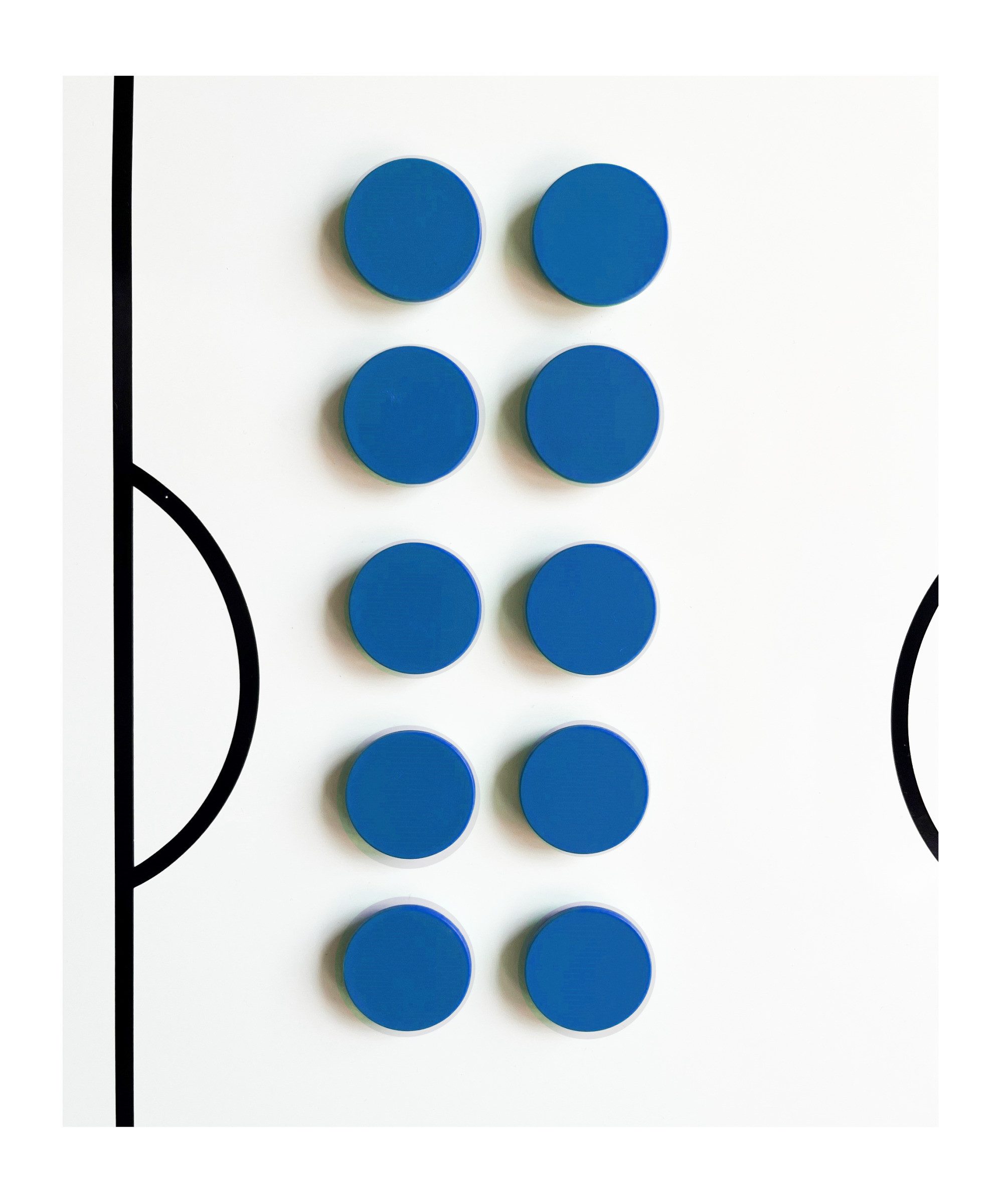 Cawila Trainingshilfe Cawila PRO Rundmagnet, 10er Set, 30mm