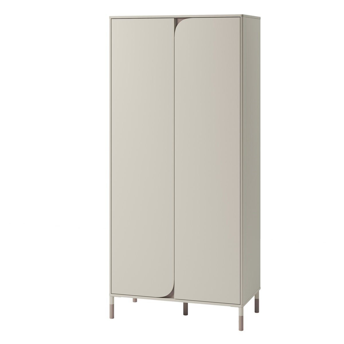 Compleo Kleiderschrank JUNA auf hohen Beinen, zweitürig Schrank, Jugendzimmer