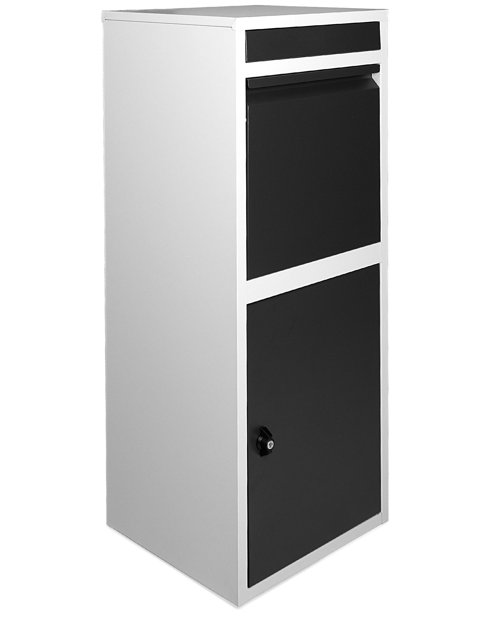 ONDIS24 Briefkasten Paketbox "Korona" Postbox 1-türiger Paketsafe für Pakete, abschließbar, inklusive Bodenanker, 2 Schlüssel