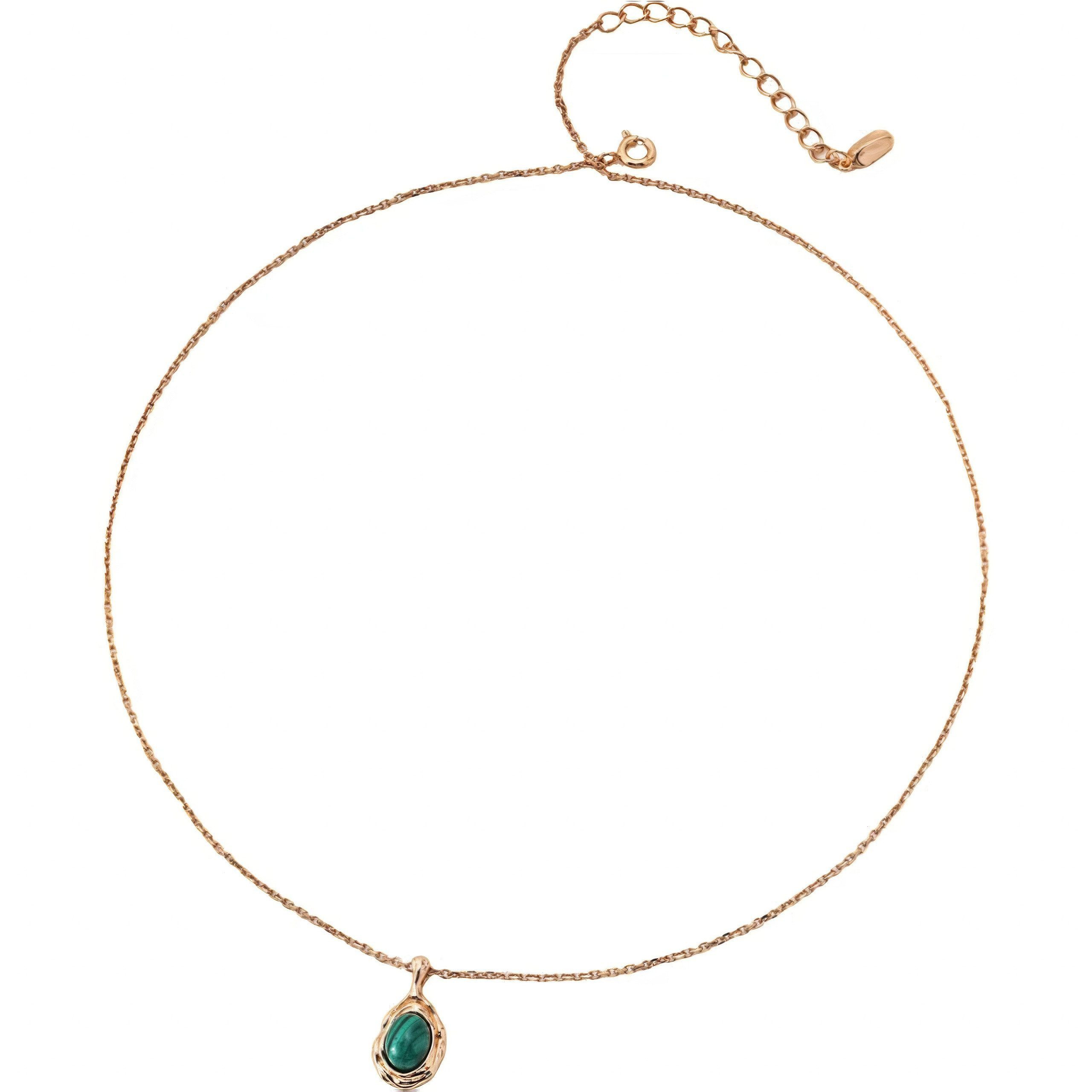 Jumpeak Kette mit Anhänger Damen Halskette Tigerauge Anhänger, S925 Sterlingsilber 18K vergoldet, halskette mädchen,tigerauge anhänger,valentinstag geschenk für sie