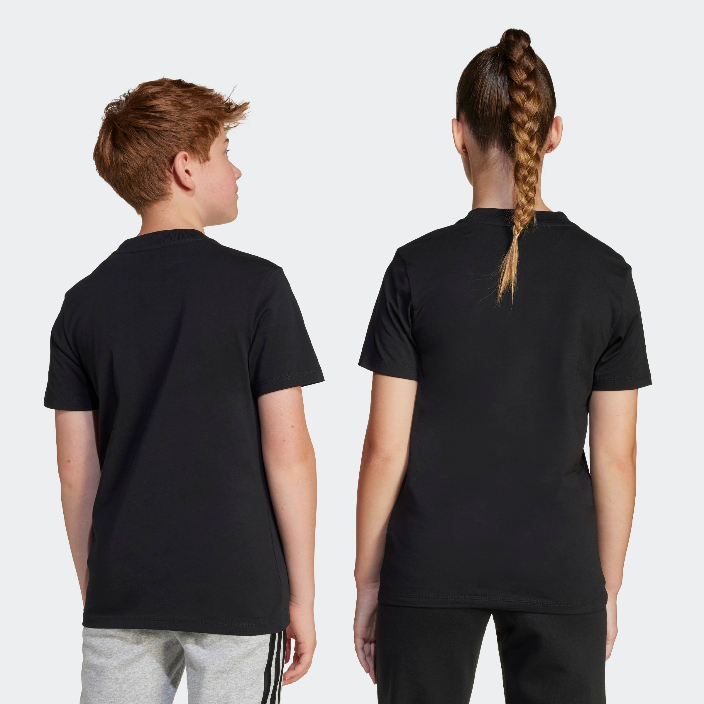 adidas Sportswear T-Shirt J BL TEE 160 für Kinder und Teens, mit Rundhalsausschnitt, aus 100 % Baumwolle