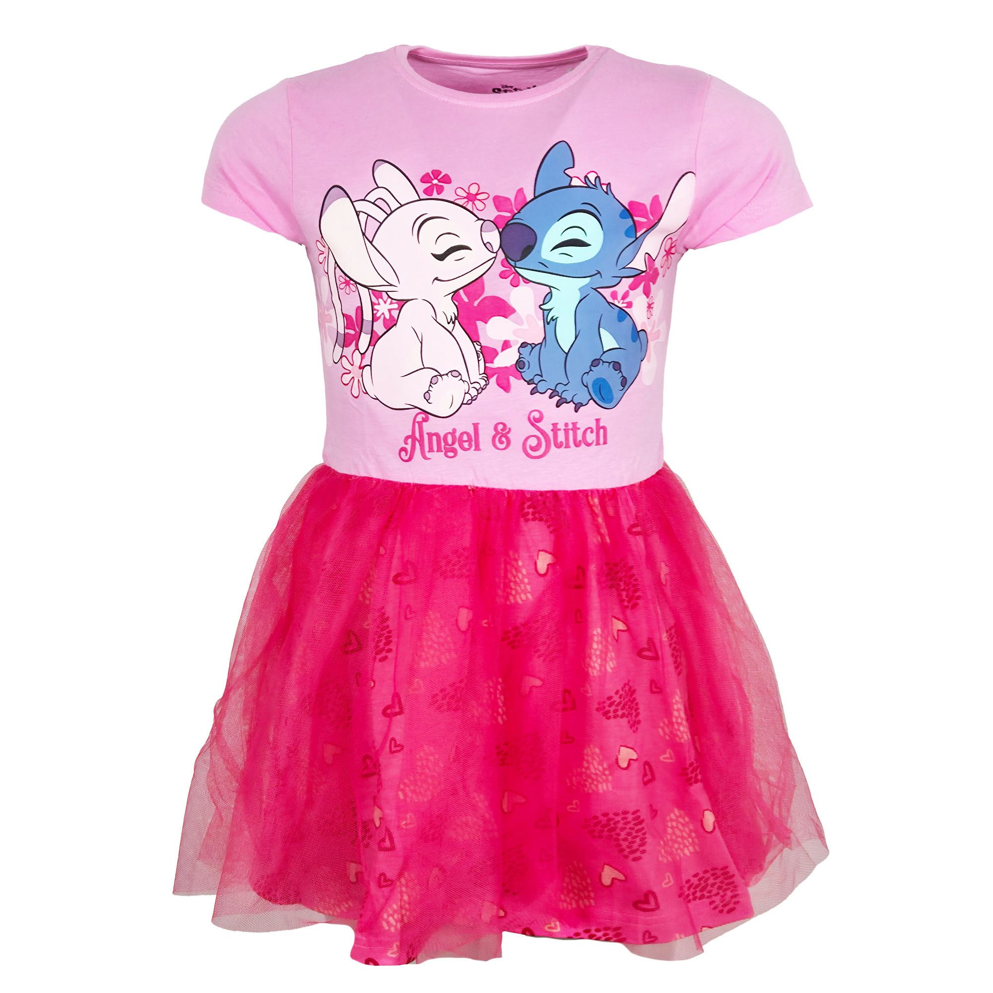 Tüllkleid Disney Lilo u Stitch Angel Kinder Mädchen Sommerkleid Kleid