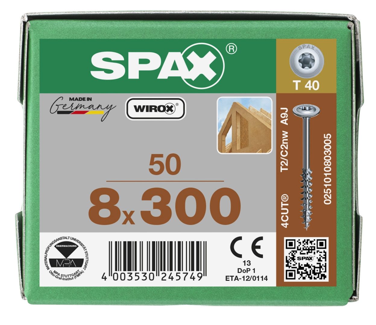 SPAX Holzbauschraube HI.FORCE, (1 St)