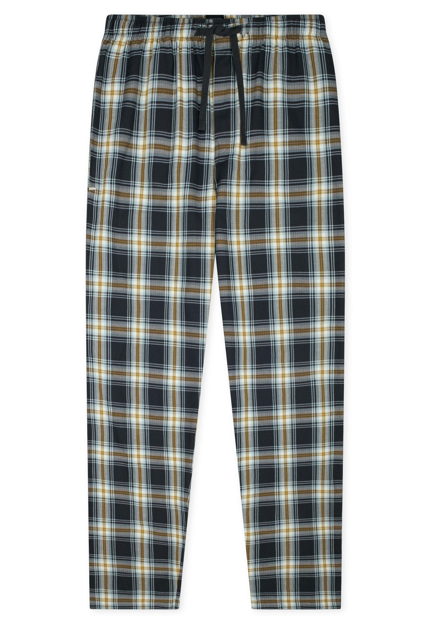 Schiesser Pyjamahose Mix + Relax funktionale Knopfleiste, Bindeband, seitliche Taschen – Bild 2 von 5