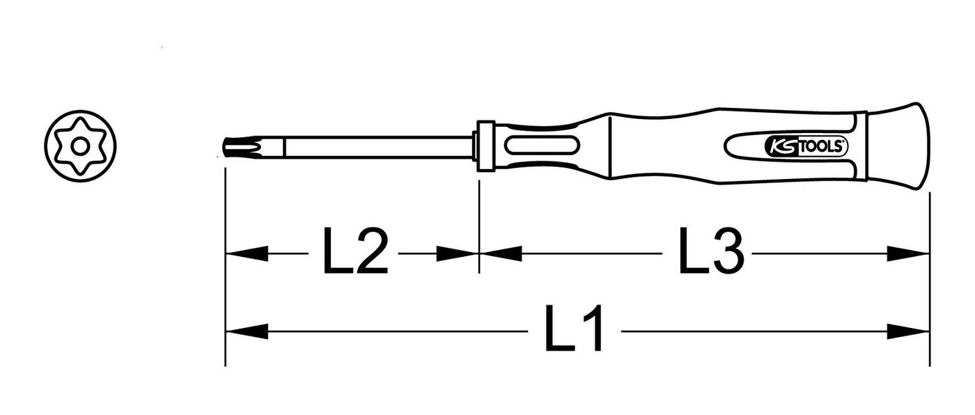 Thumbnail - KS Tools Schraubendreher, Feinmechanik, TB20