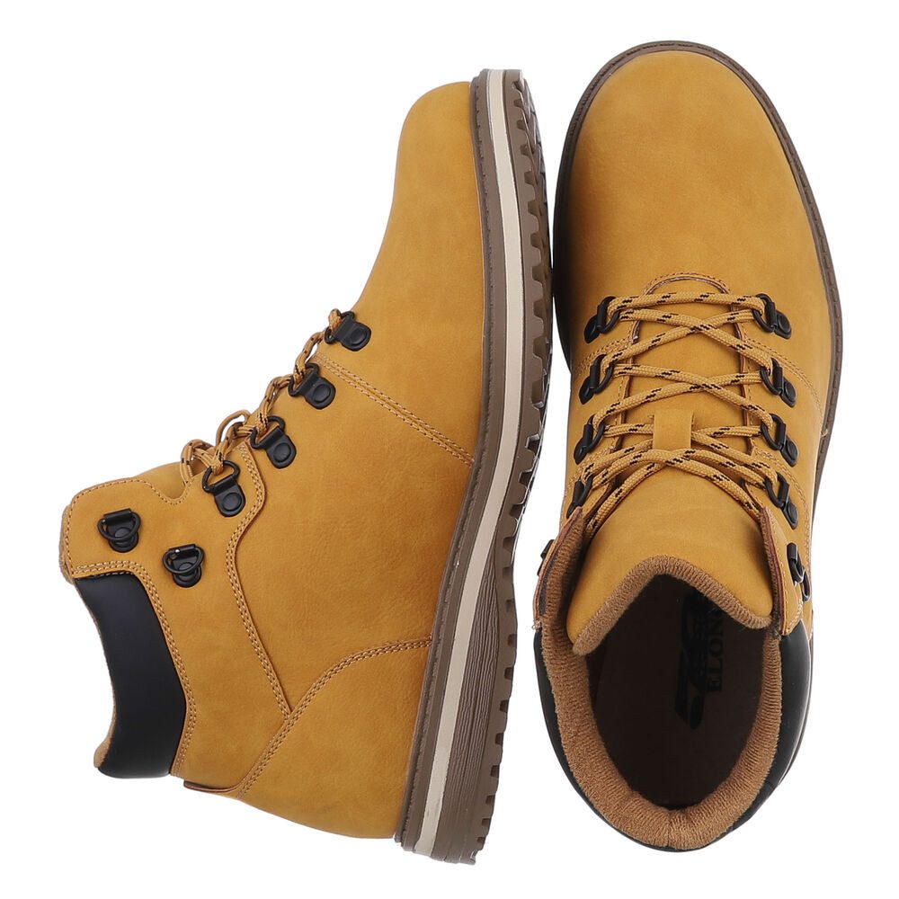 Coolwalk Herren Schnürschuhe Freizeit Stiefelette (88491810) Blockabsatz Bo günstig online kaufen