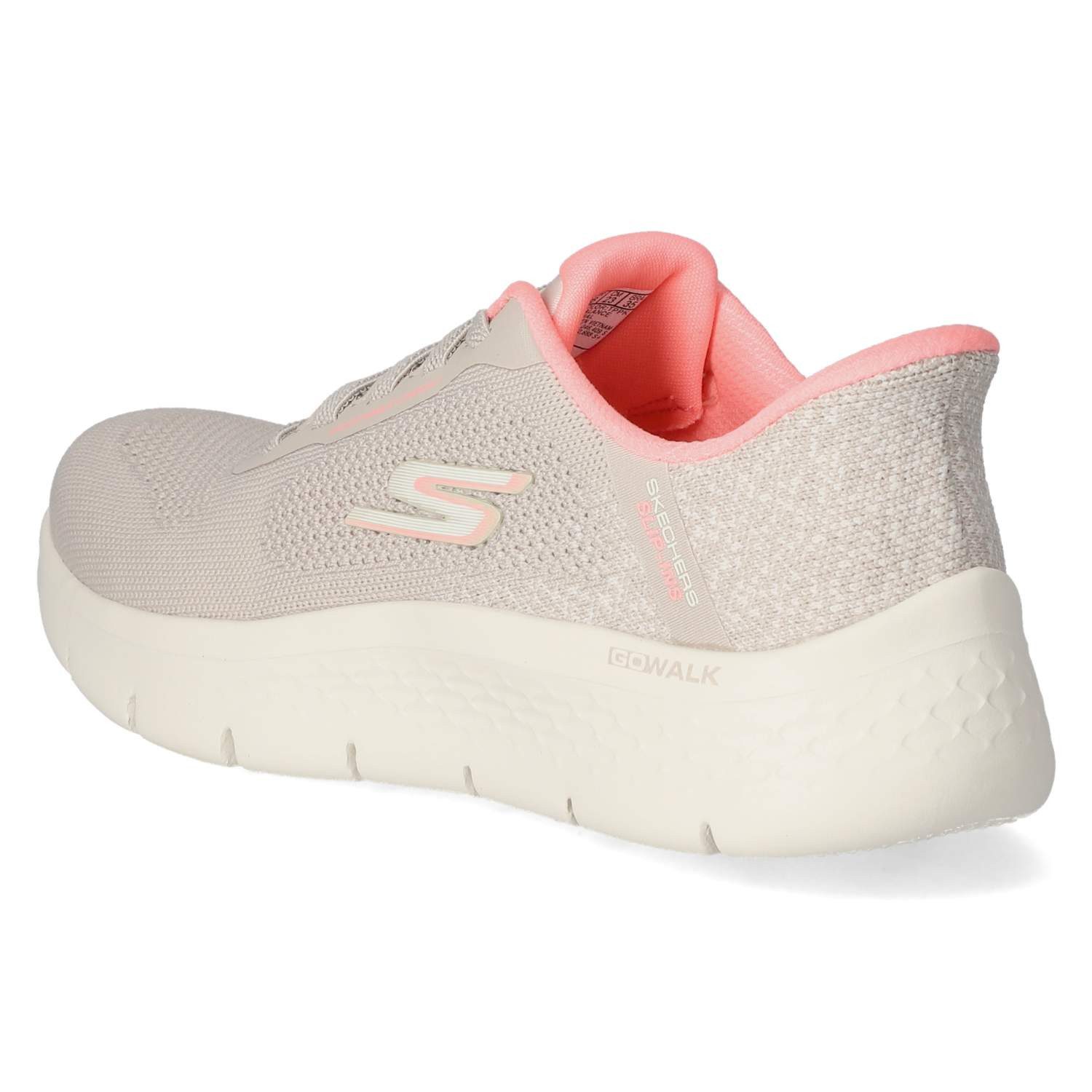 Skechers Skechers Slip On Sneaker 125503 TPPK Damen Textil grey Schnürschuh – Bild 3 von 5