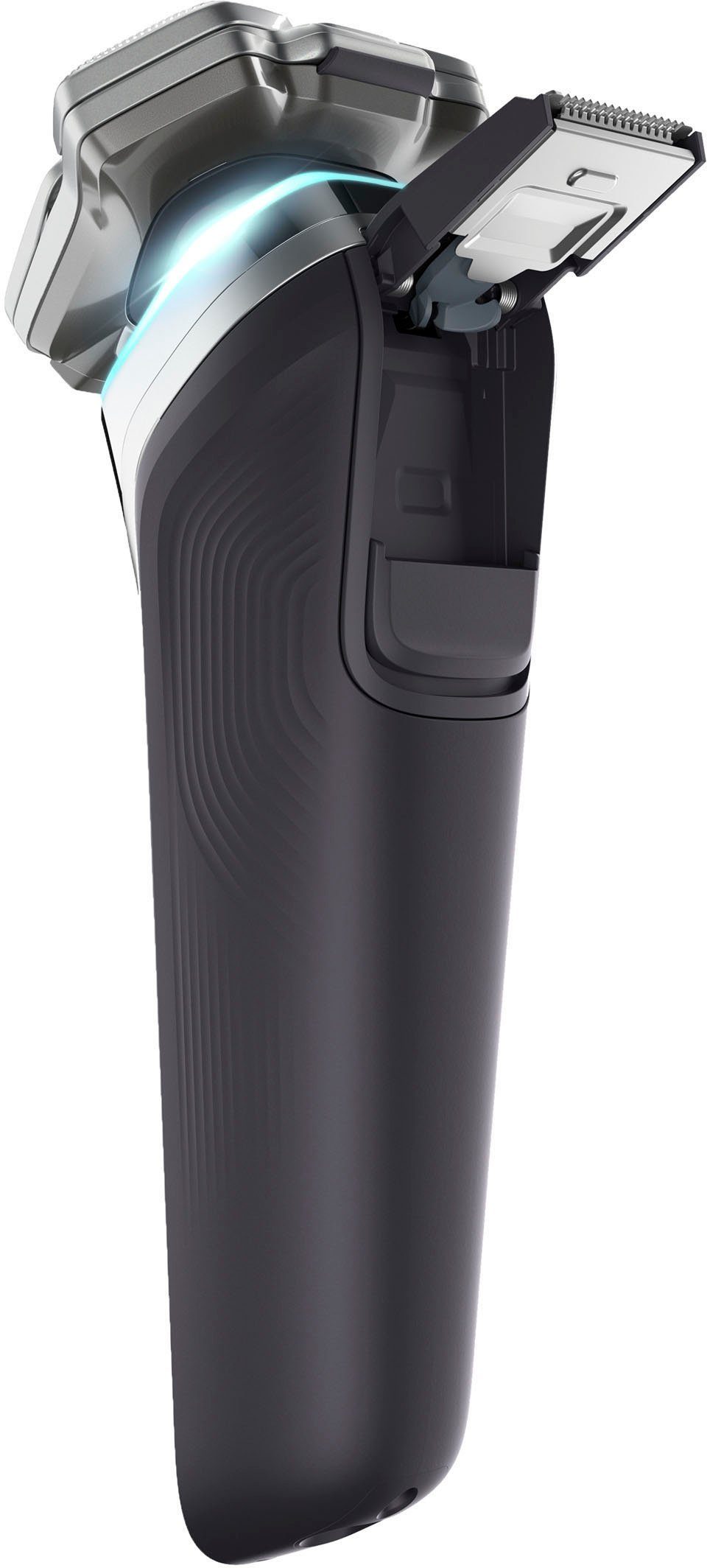 Philips Elektrorasierer Shaver Etui, integrierter Ladestand, mit Reinigungskartuschen, Technologie 9000 Series Präzisionstrimmer, 2 S9976/55, SkinIQ