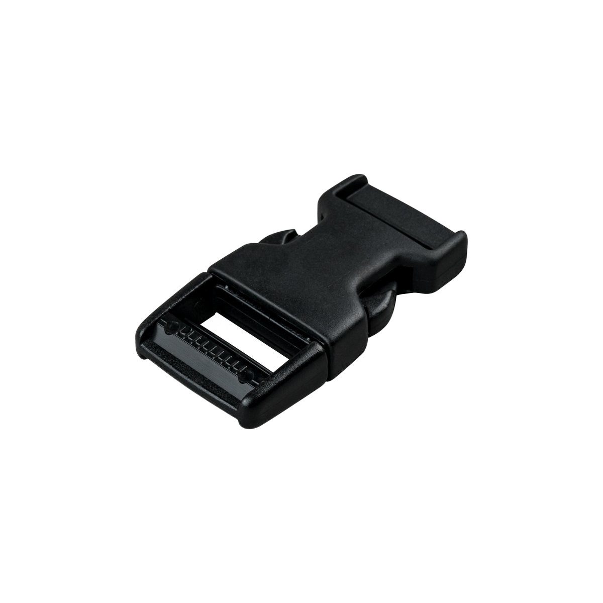 LYSEL® Kunststoff Klickschnalle schwarz 25mm Gurtstecker (1-tlg), 67 x 25 mm [L x B]