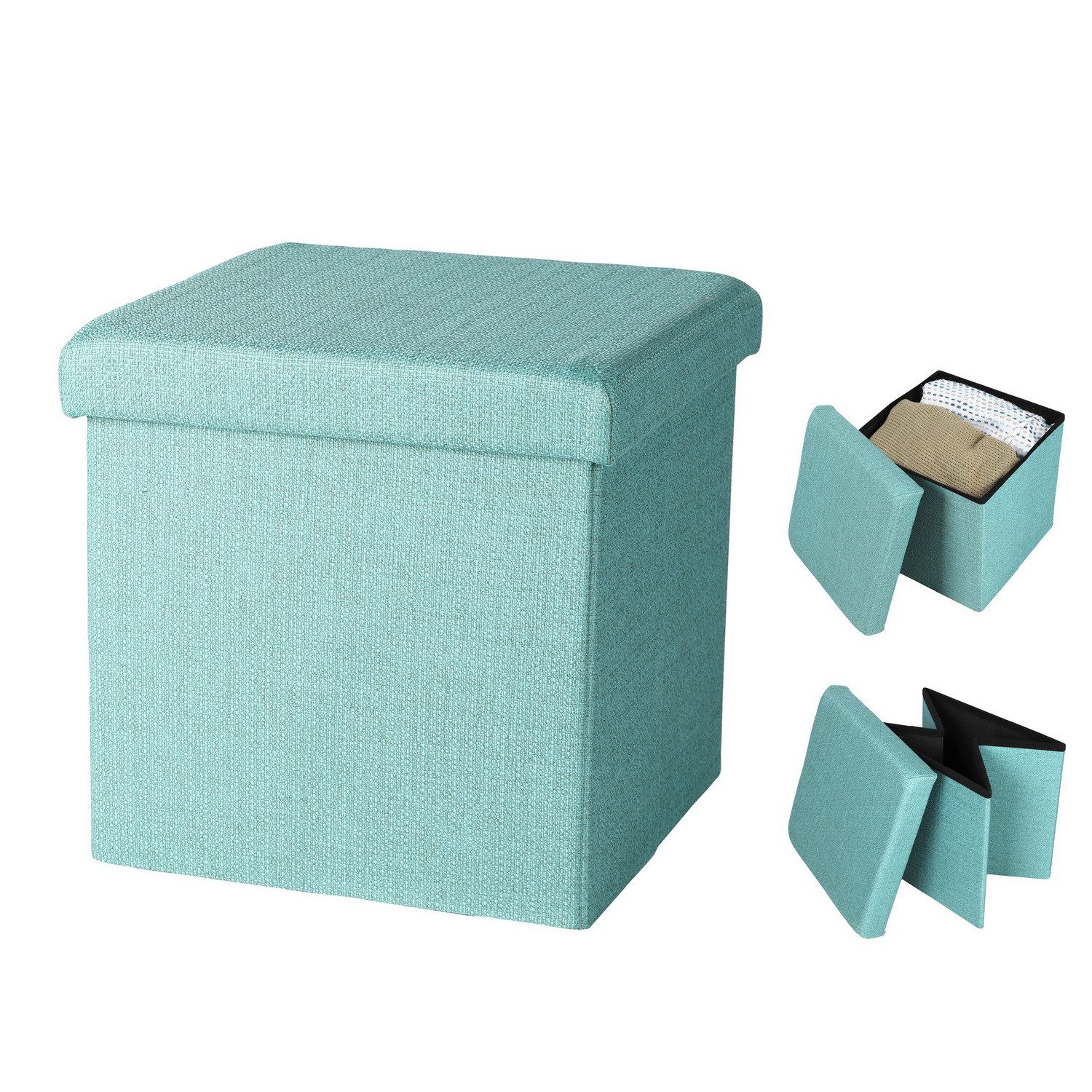 Urban Living Sitzwürfel Sitzhocker faltbar Sitzwürfel günstig online kaufen
