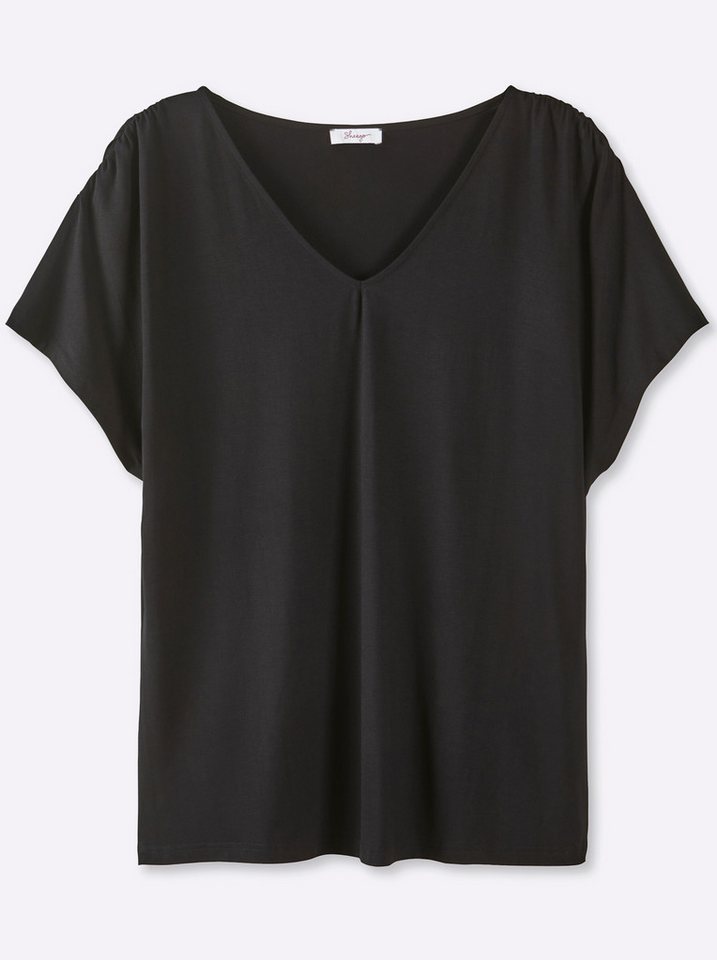 Sheego T-Shirt Halbarmshirt Kurzarm