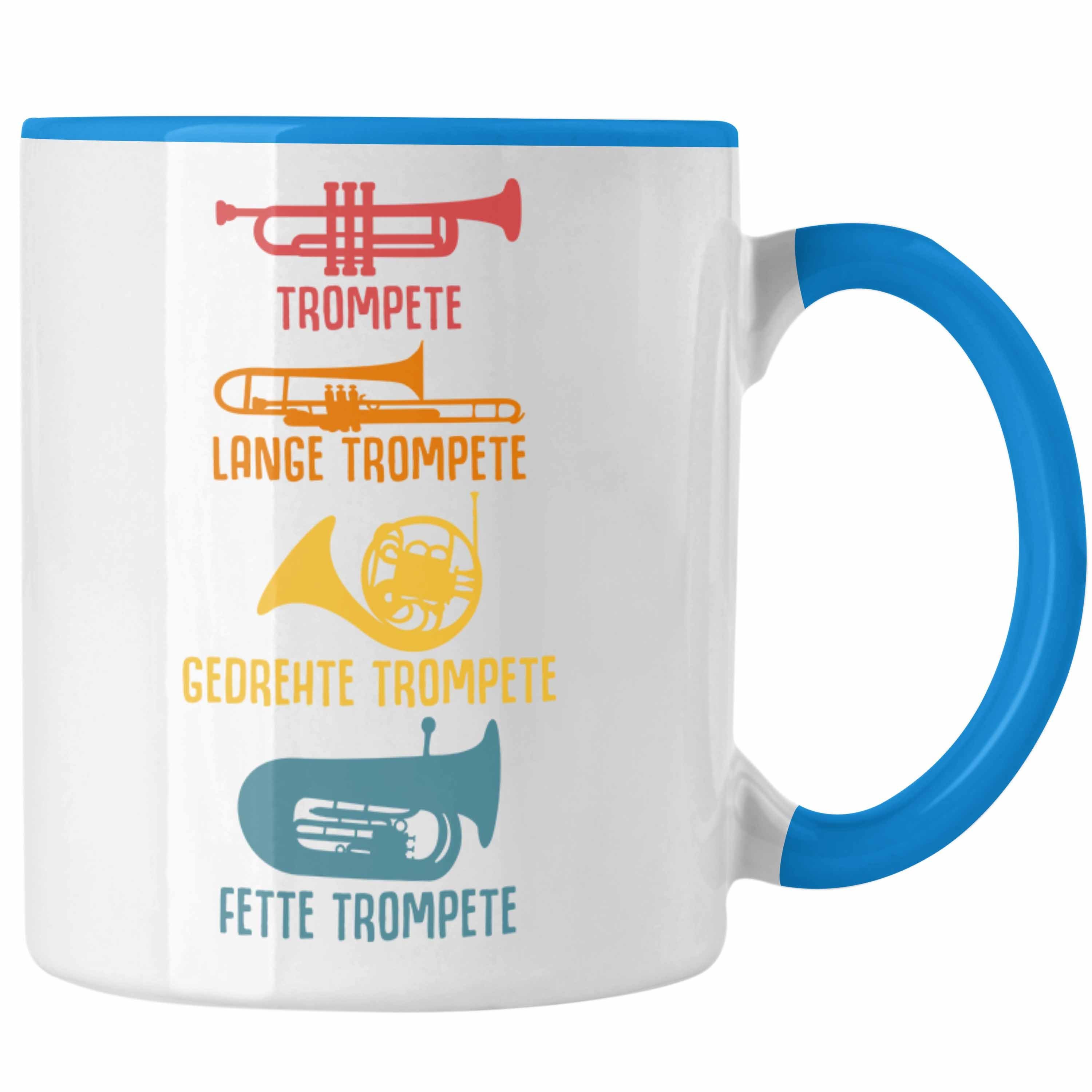 Männer Trompetenspieler - Trendation Geschenk Blau Trendation Arten Tasse Tasse Von Trompeten Geschenkidee