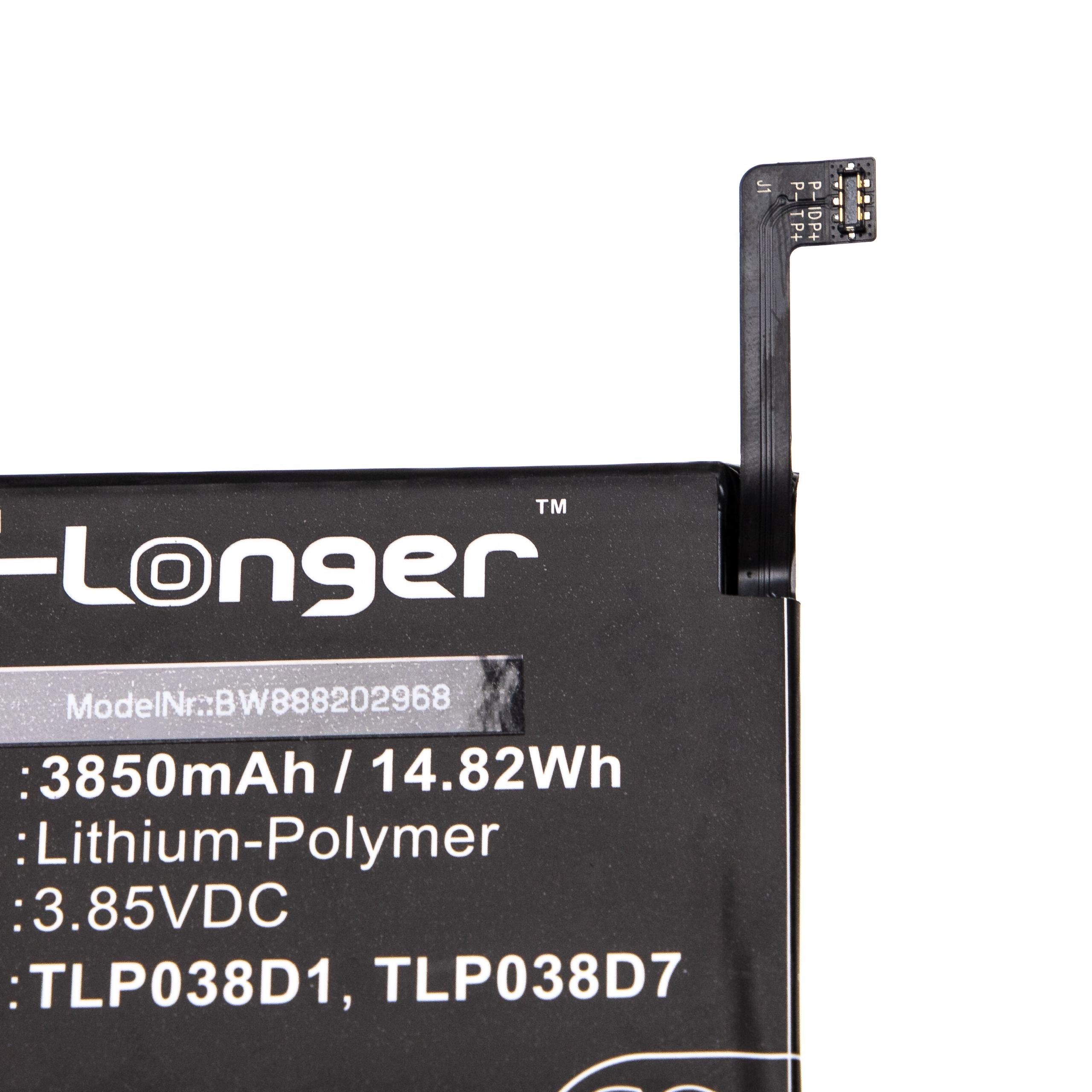 Li-Polymer TLP038D1, TLP038D7 Alcatel V) für vhbw / mAh Ersatz für T-Mobile 3850 (3,85 Smartphone-Akku