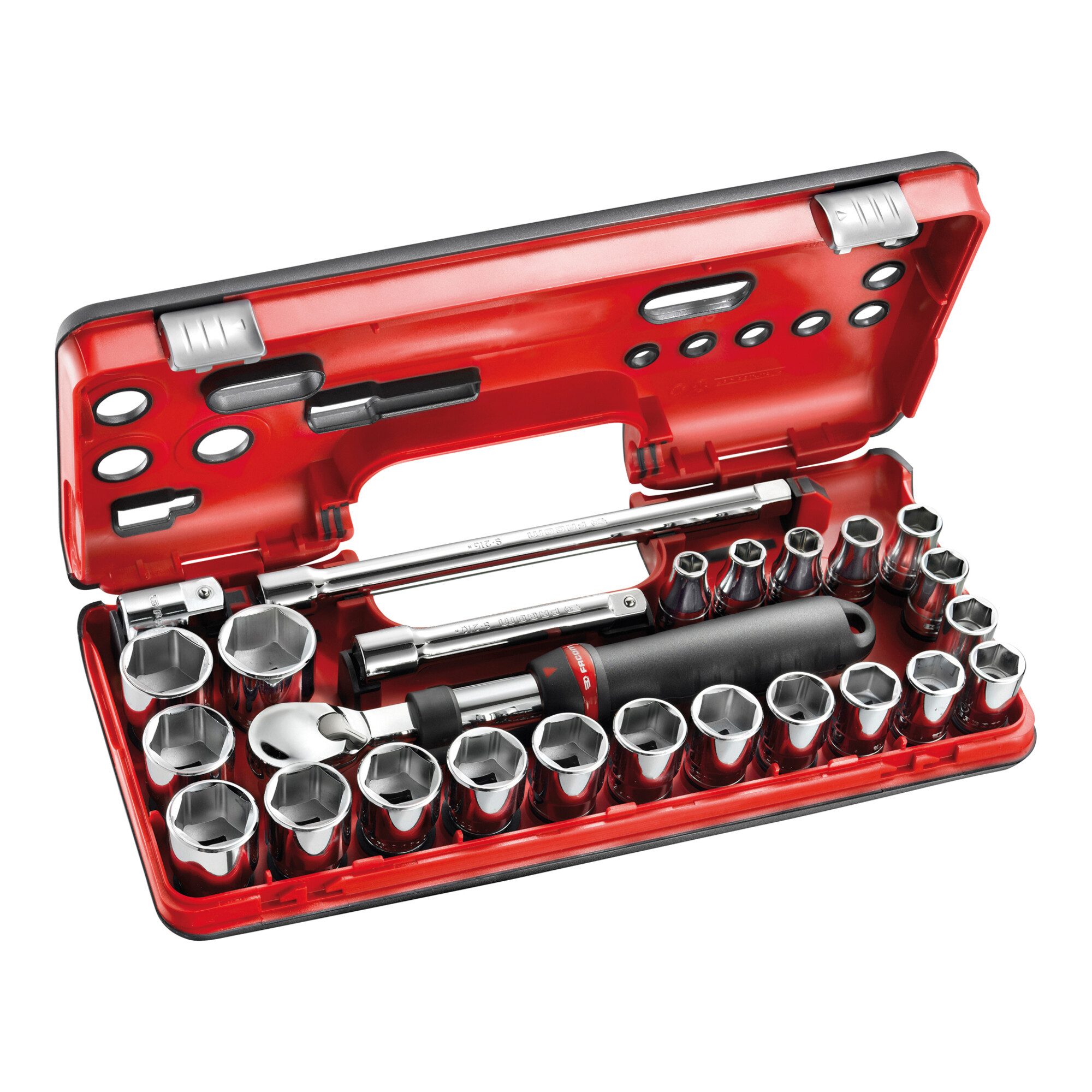 Facom Steckschlüssel Facom Steckschluessel-Set 1/2" D-Box, 21-tlg.