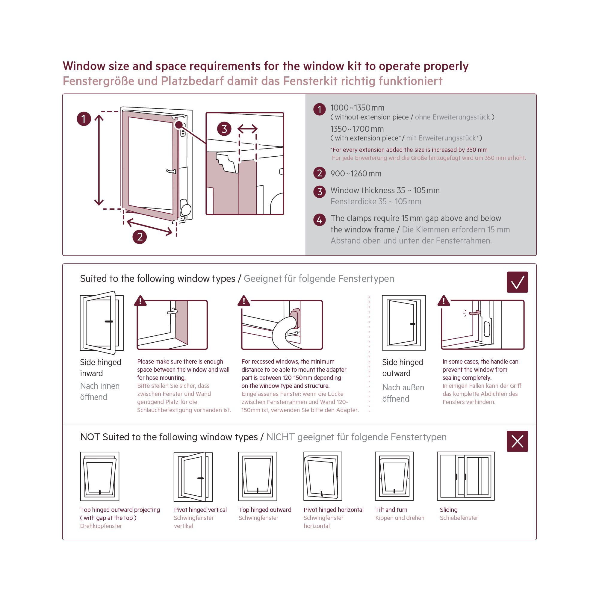 AEG Klimaanlagen-Verkleidung Zubehör AWKIT5 WINDOW KIT günstig online kaufen
