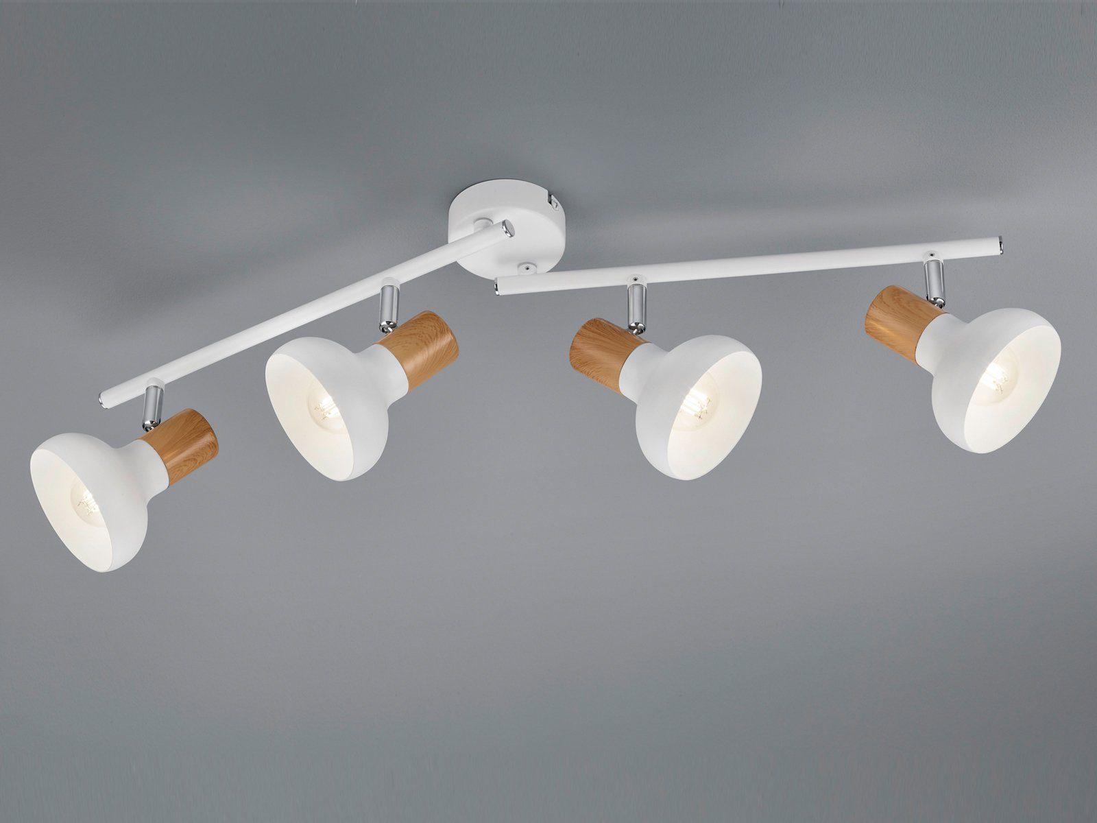 Reality Leuchten LED Deckenstrahler, LED wechselbar, warmweiß, Deckenleucht günstig online kaufen