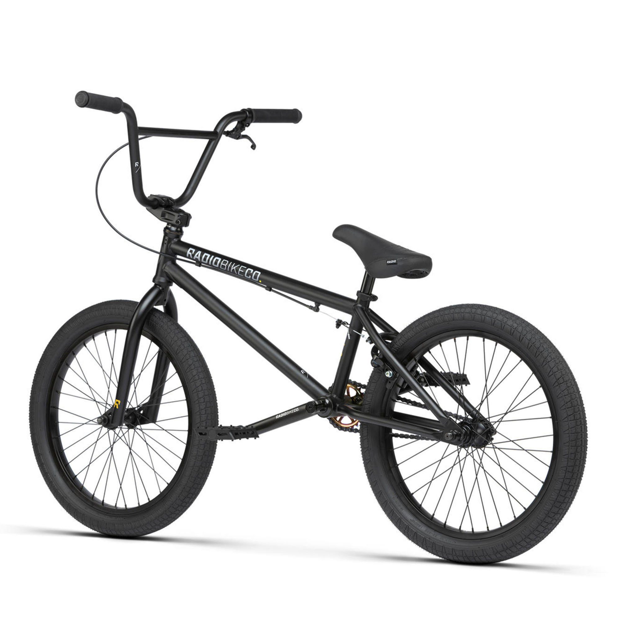 Radio Bikes BMX-Rad Fahrrad Freestyle Freeride Park Bike 1 Gang, Bikeparks Schaltung, Tricks BMX schwarz Bikes Evol, ohne