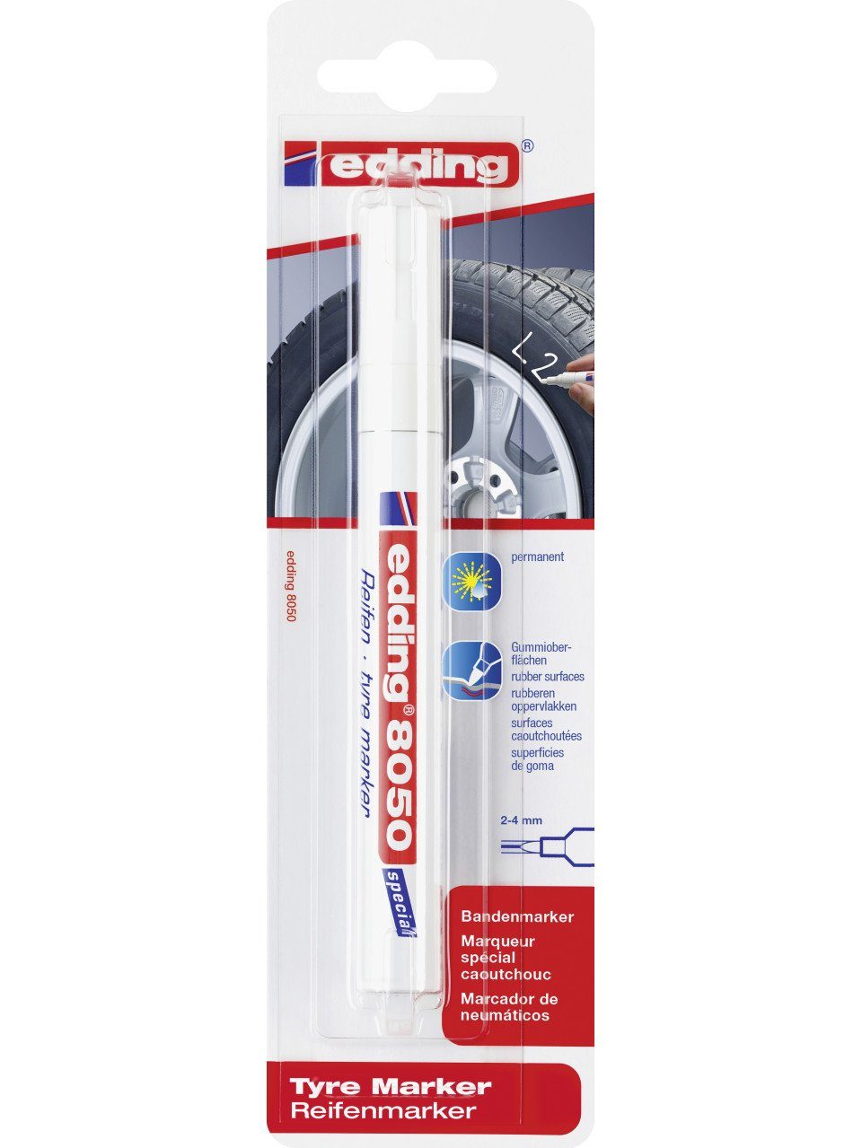 edding Marker edding 8050 tyre marker weiß