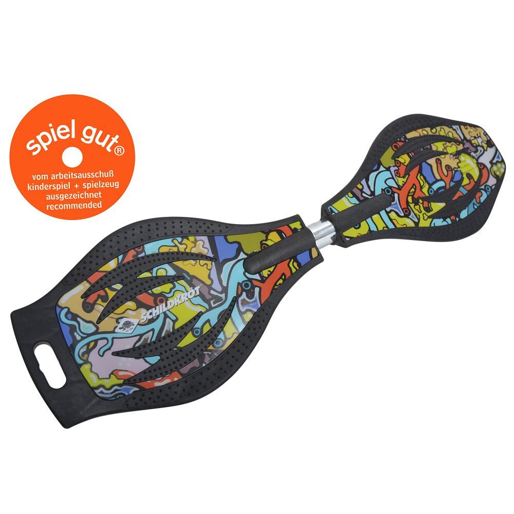 Schildkröt Skateboard Waveboard Good Vibes, Ideal für Kinder ab 8 Jahren