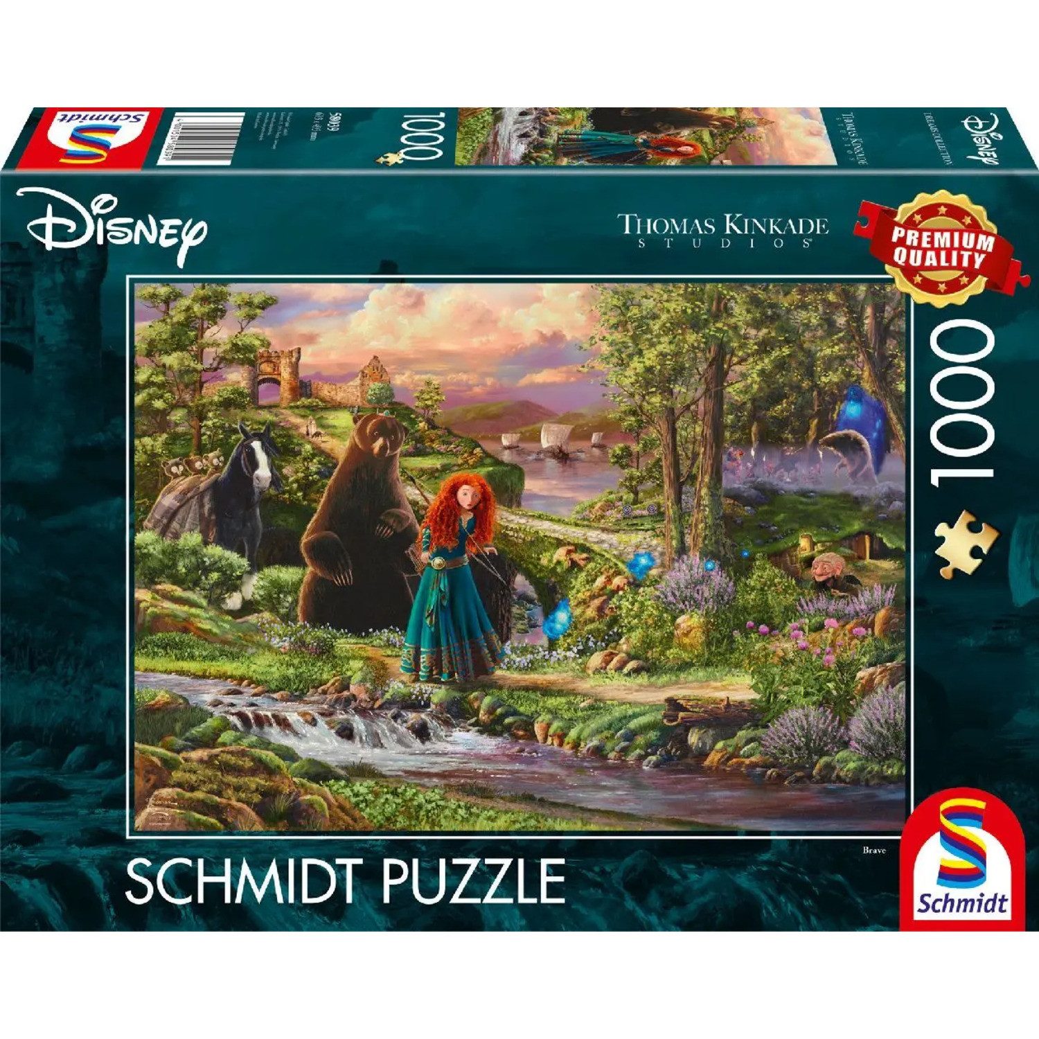 Schmidt Spiele Puzzle Disney, Brave, Merida, 1000 Puzzleteile günstig online kaufen