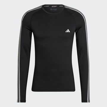 adidas Performance Funktionsshirt TECHFIT 3STREIFEN TRAINING LONGSLEEVE