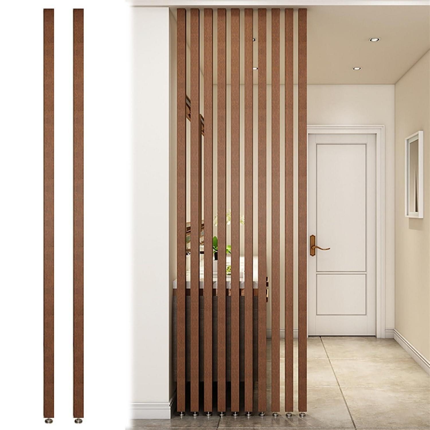 LuxusKollektion Stellwand Raumteiler Paravent Holzlatten 85cm (2 St)