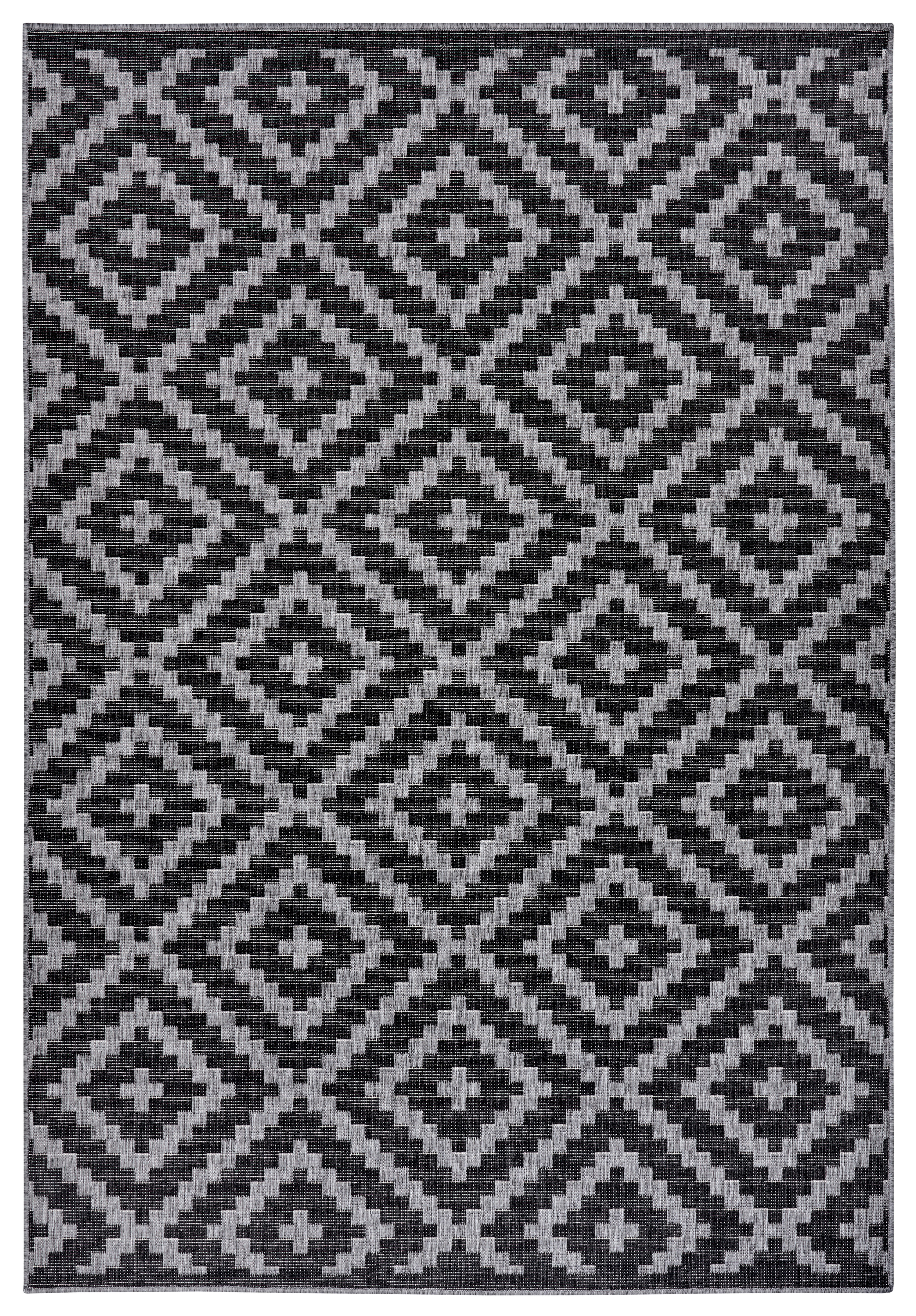 OTTO home Teppich Ronda Wendeteppich, rechteckig, Höhe: 5 mm, Sisal-Optik, Flachgewebe, In- und Outdoor, geometrisches Boho Design – Bild 4 von 5