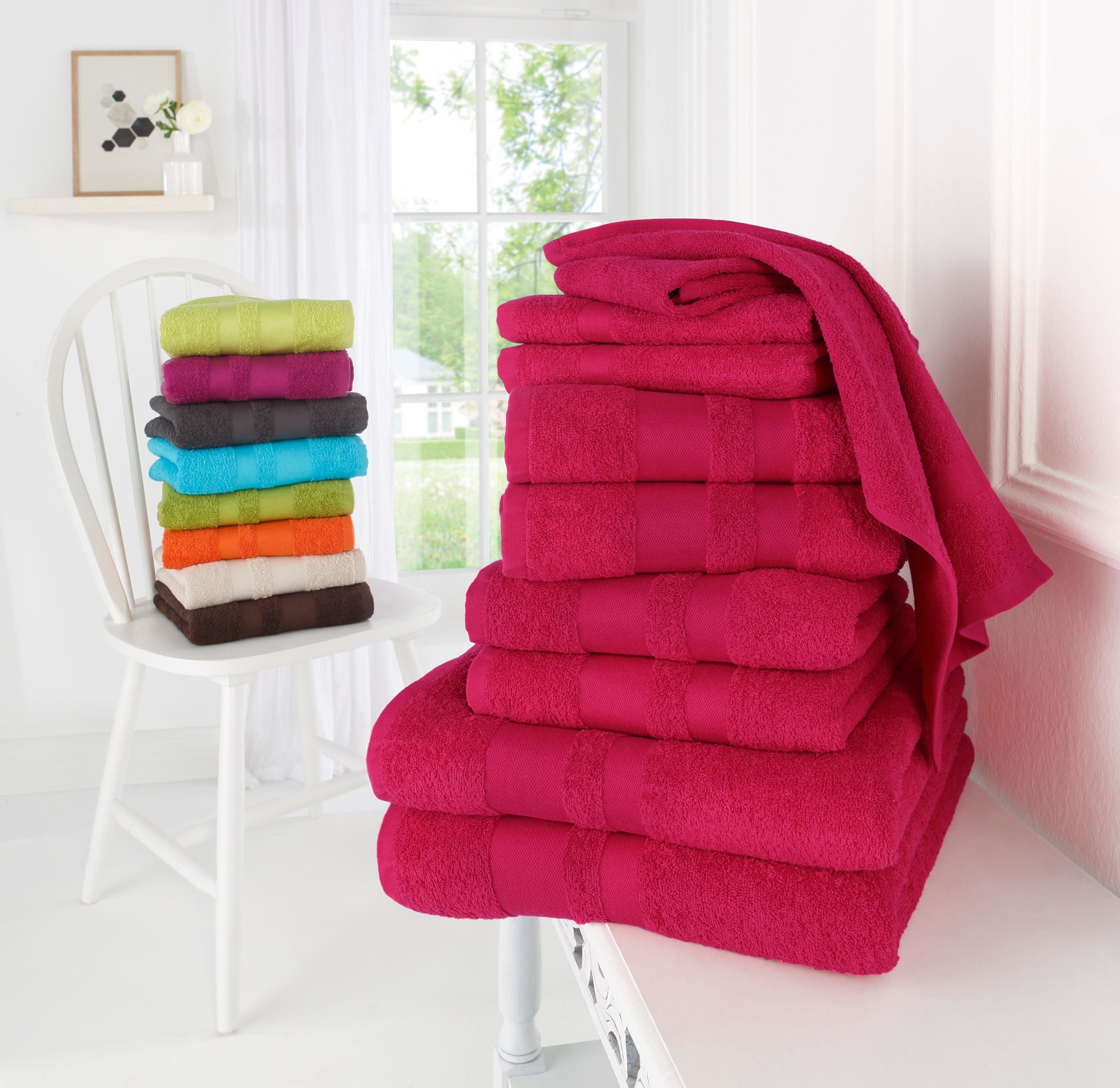 my home Handtuch Set Vanessa, 10-tlg günstig online kaufen