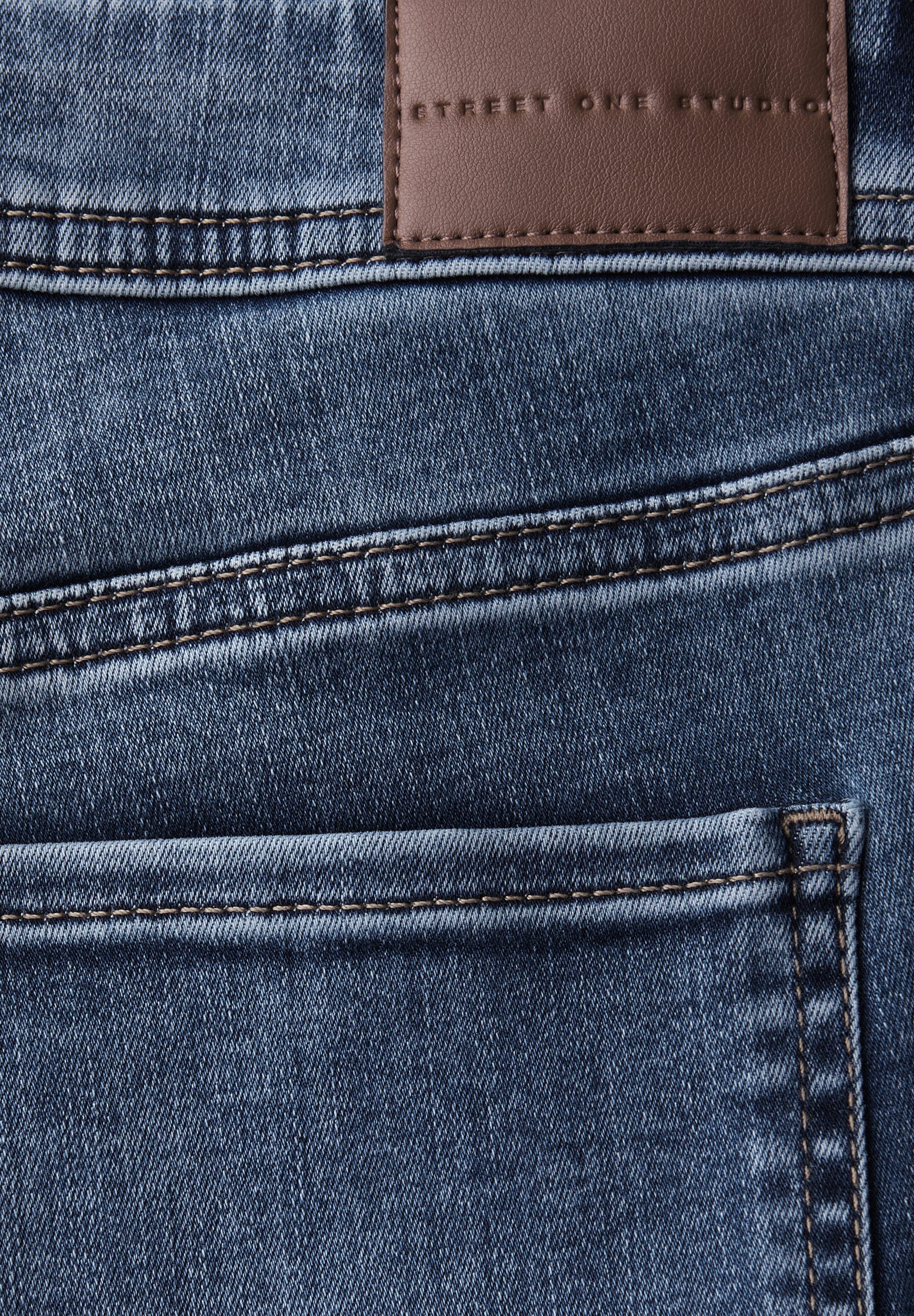 STREET ONE STUDIO Comfort-fit-Jeans Middle Waist