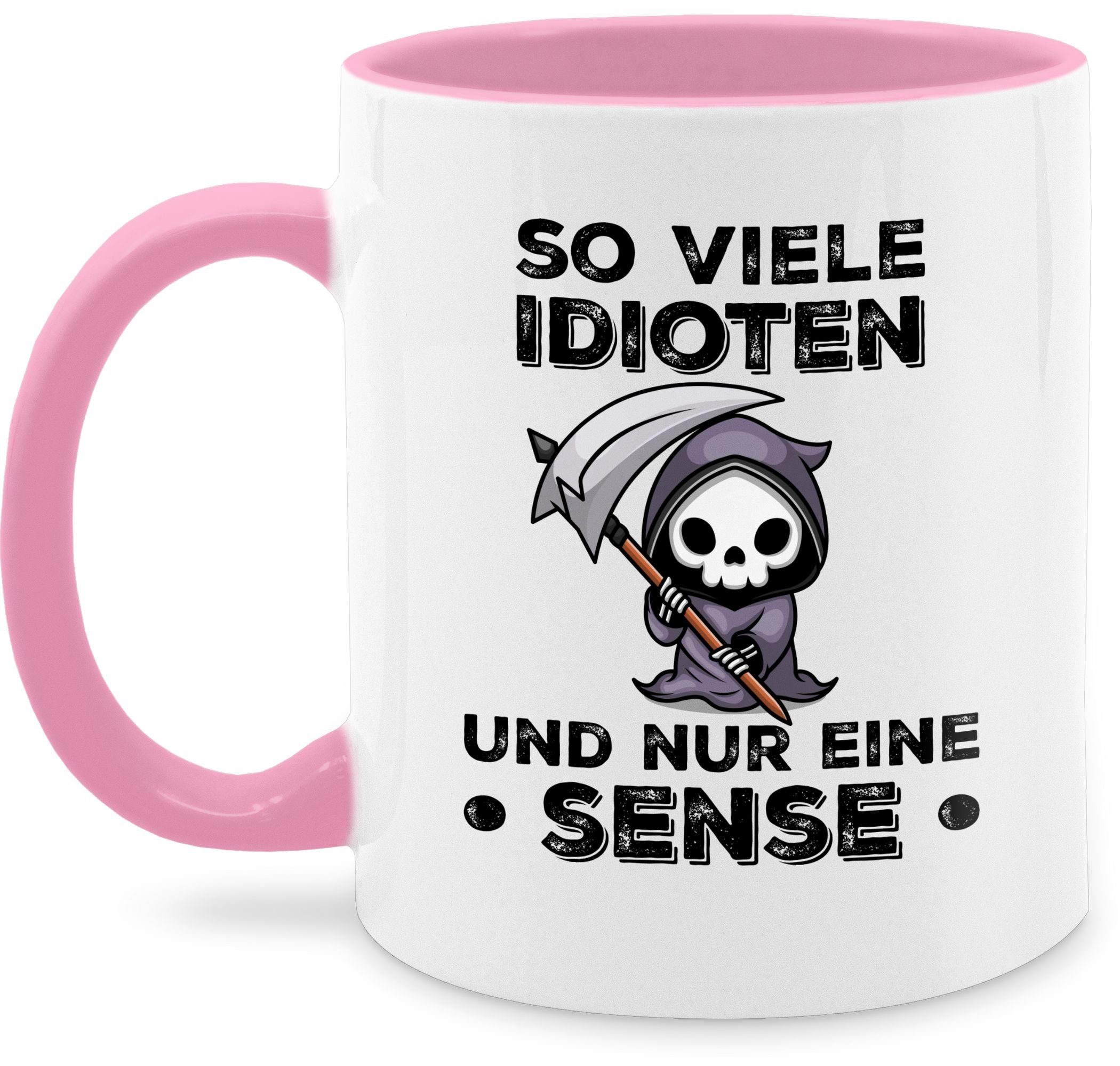 Shirtracer Geschenk, Tasse viele Keramik, So - eine Rosa und 1 Arbeit Sense Büro nur Statement Idioten Sarkasmus