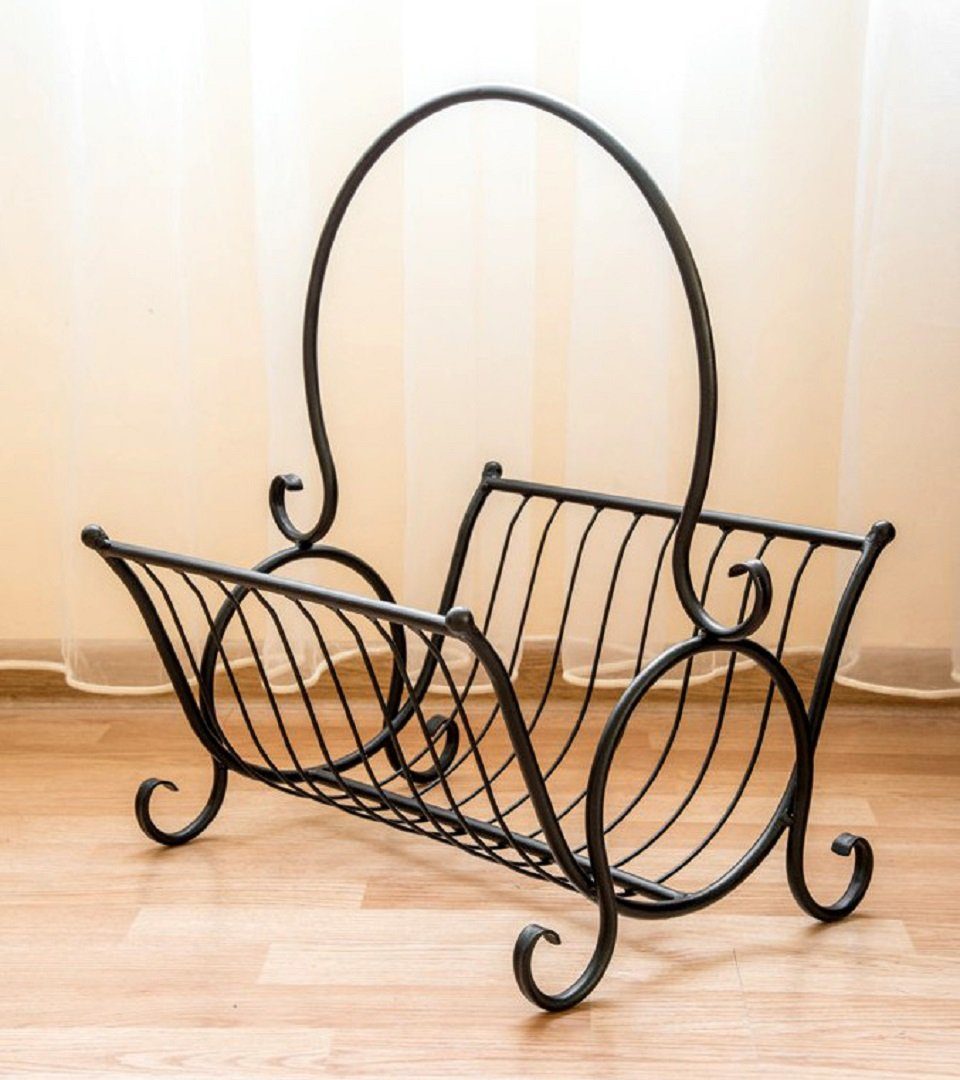 DanDiBo Zeitungsständer Zeitungskorb aus Metall H-52 cm Zeitungshalter Beis günstig online kaufen