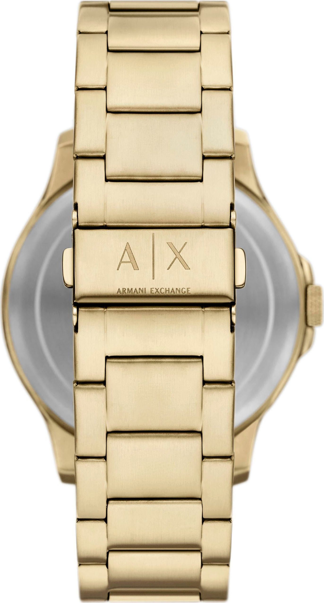 ARMANI EXCHANGE Quarzuhr AX2461, Armbanduhr, Herrenuhr, Edelstahlarmband, analog, Tag, Wochentag