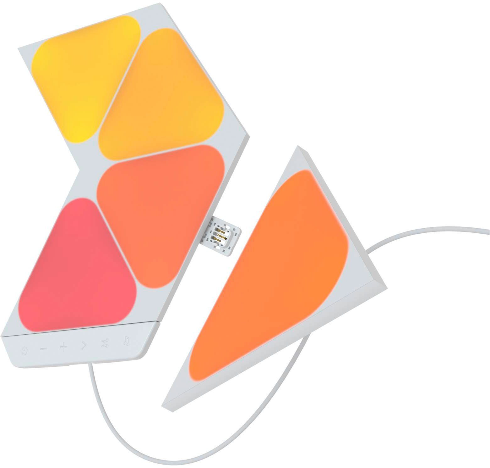 nanoleaf LED Panel Shapes Triangles Mini, Dimmfunktion, LED fest integriert, Farbwechsler