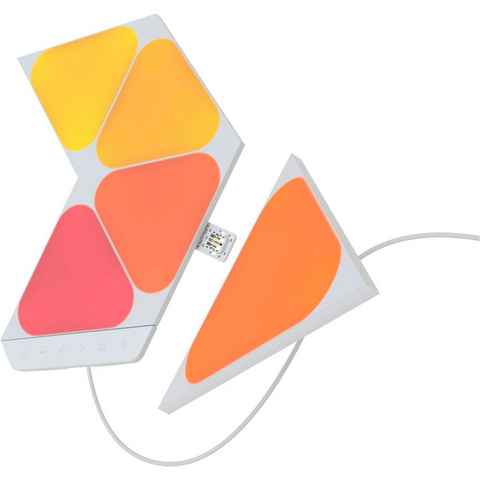 nanoleaf LED Panel Shapes Triangles Mini, Dimmfunktion, LED fest integriert, Farbwechsler