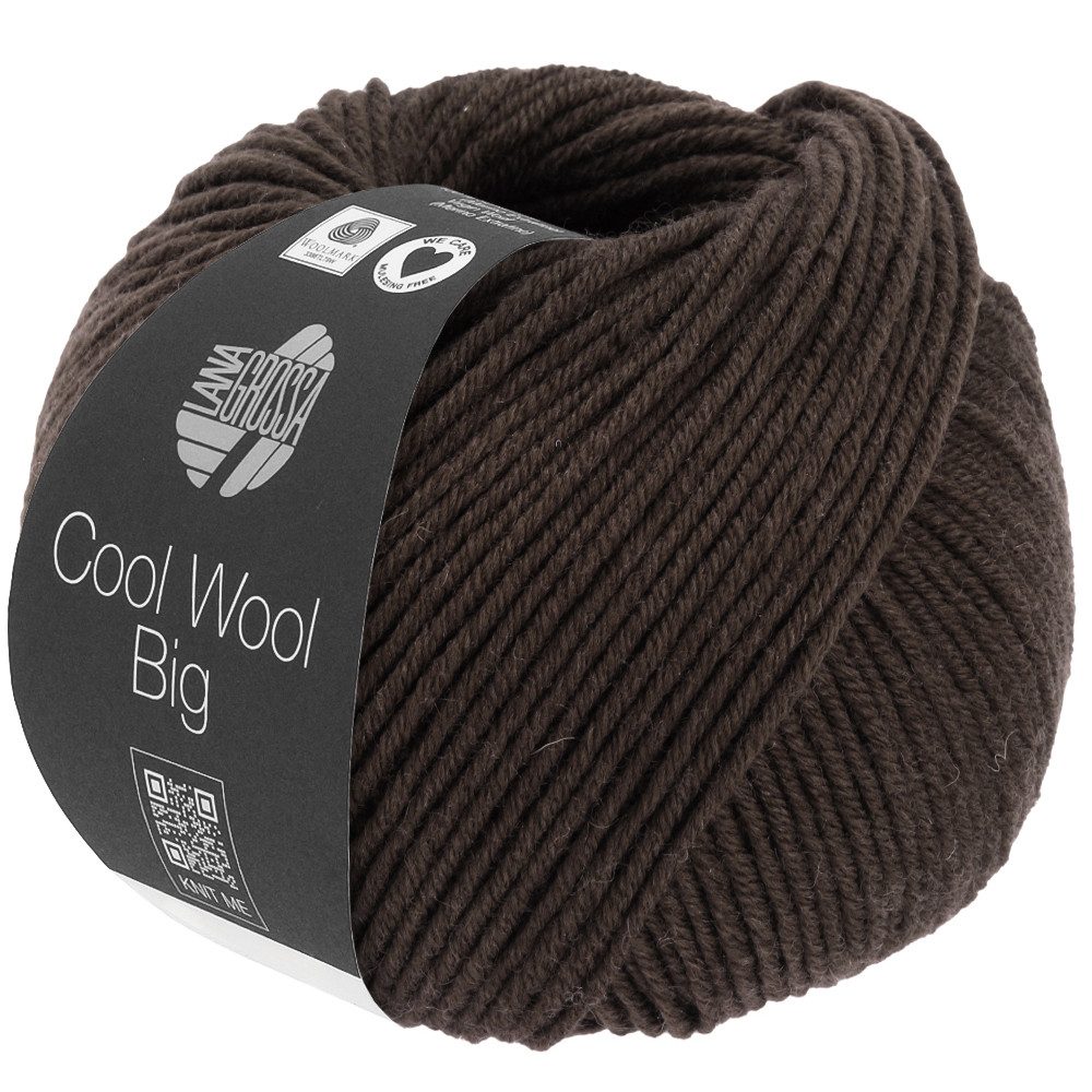 LANA GROSSA COOL WOOL BIG Häkelwolle, 120 m (Klassiker aus purer, extrafeiner Merinowolle), 50 g
