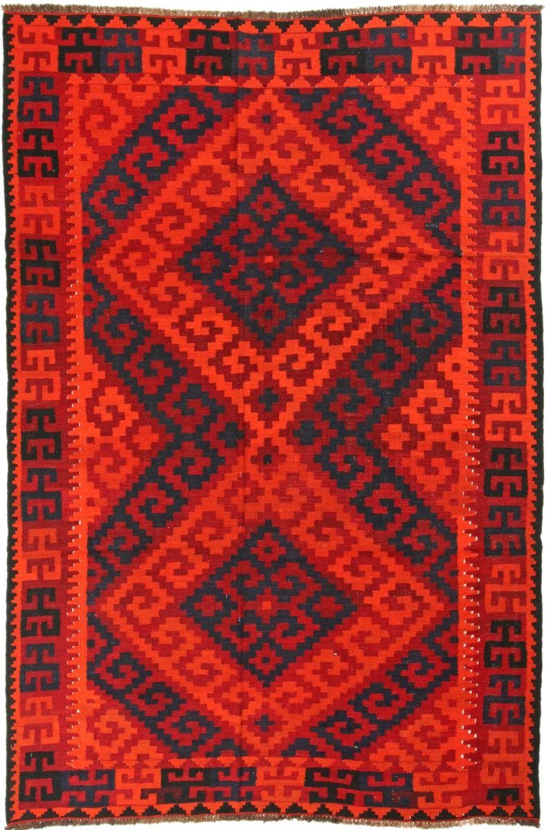 Orientteppich Kelim Afghan Antik 200x301 Handgewebter Orientteppich, Nain Trading, rechteckig, Höhe: 3 mm
