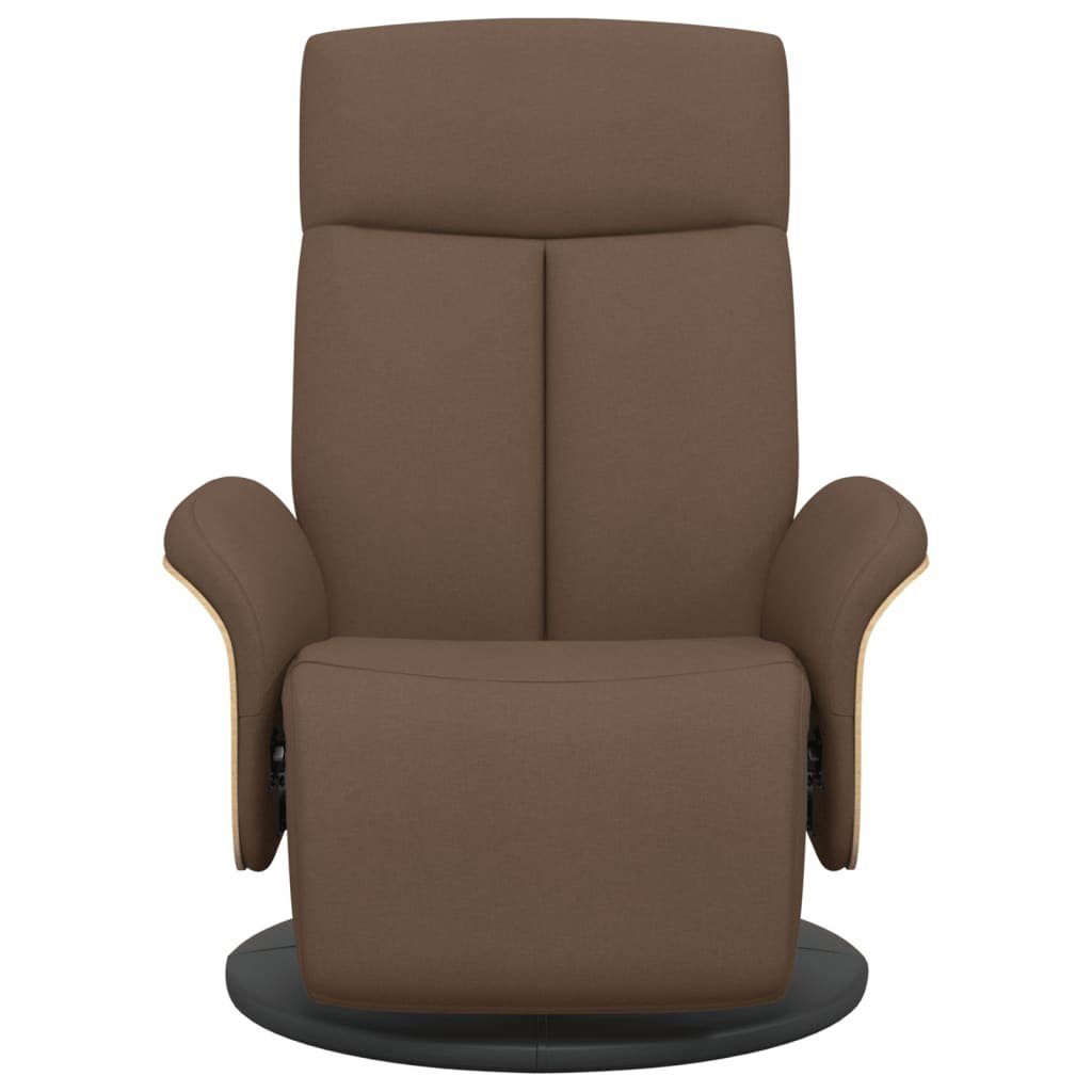 vidaXL Sessel Relaxsessel mit Fußteil Braun günstig online kaufen