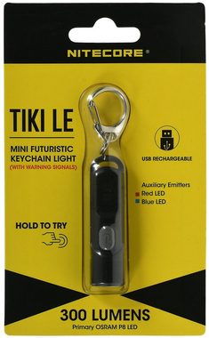 Nitecore LED Taschenlampe TIKI LE - 300 Lumen USB-C Port