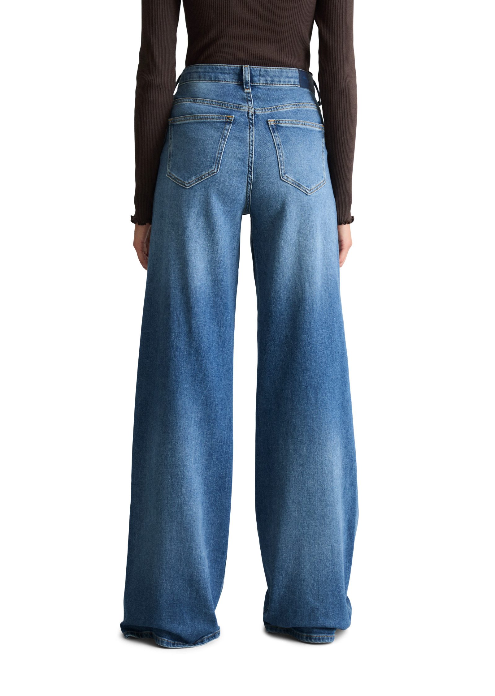 Marc O'Polo DENIM Schlagjeans aus Organic Cotton-Stretch – Bild 3 von 5