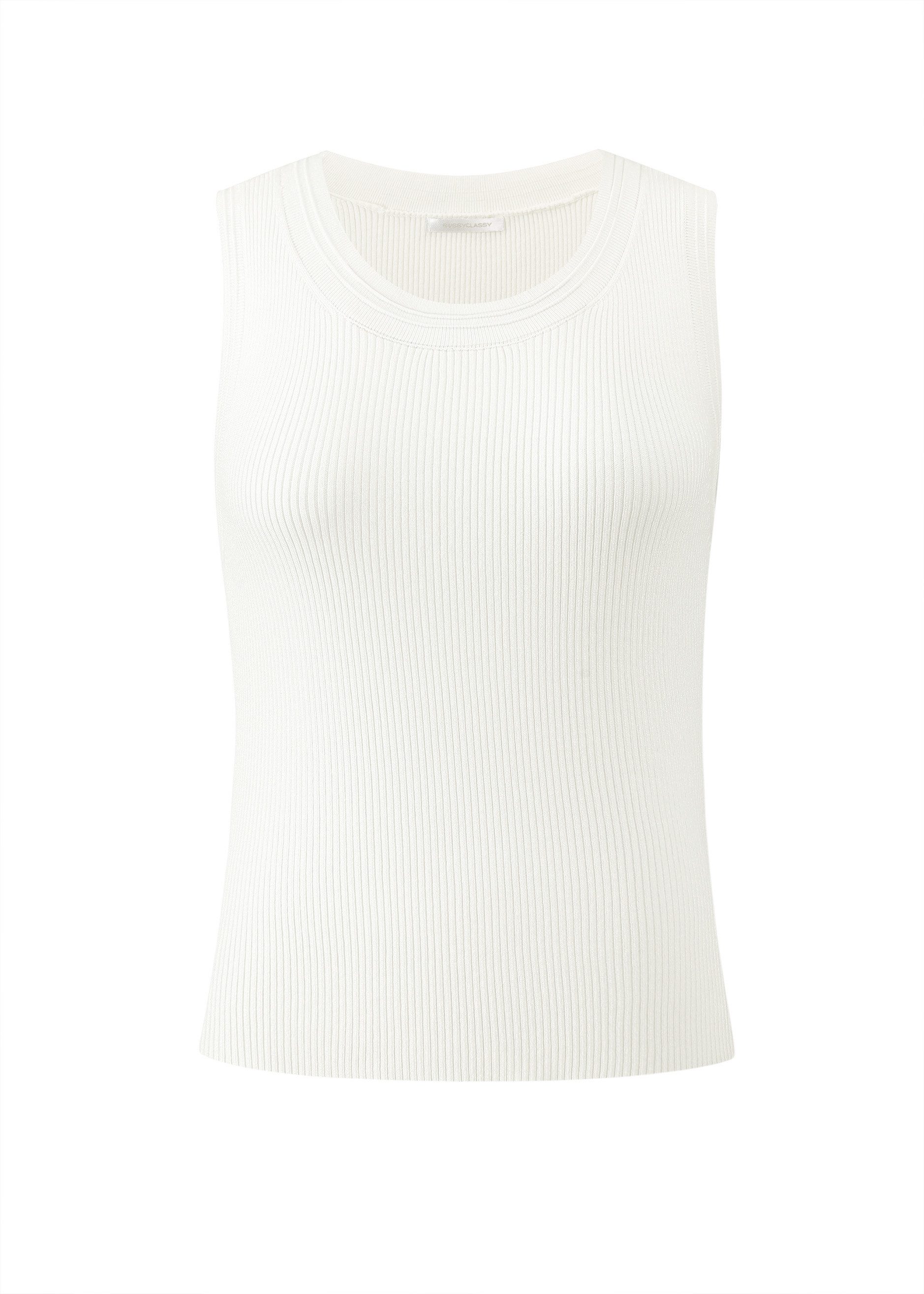 SASSYCLASSY T-Shirt Strick-Top Damen mit Rundhalsausschnitt günstig online kaufen
