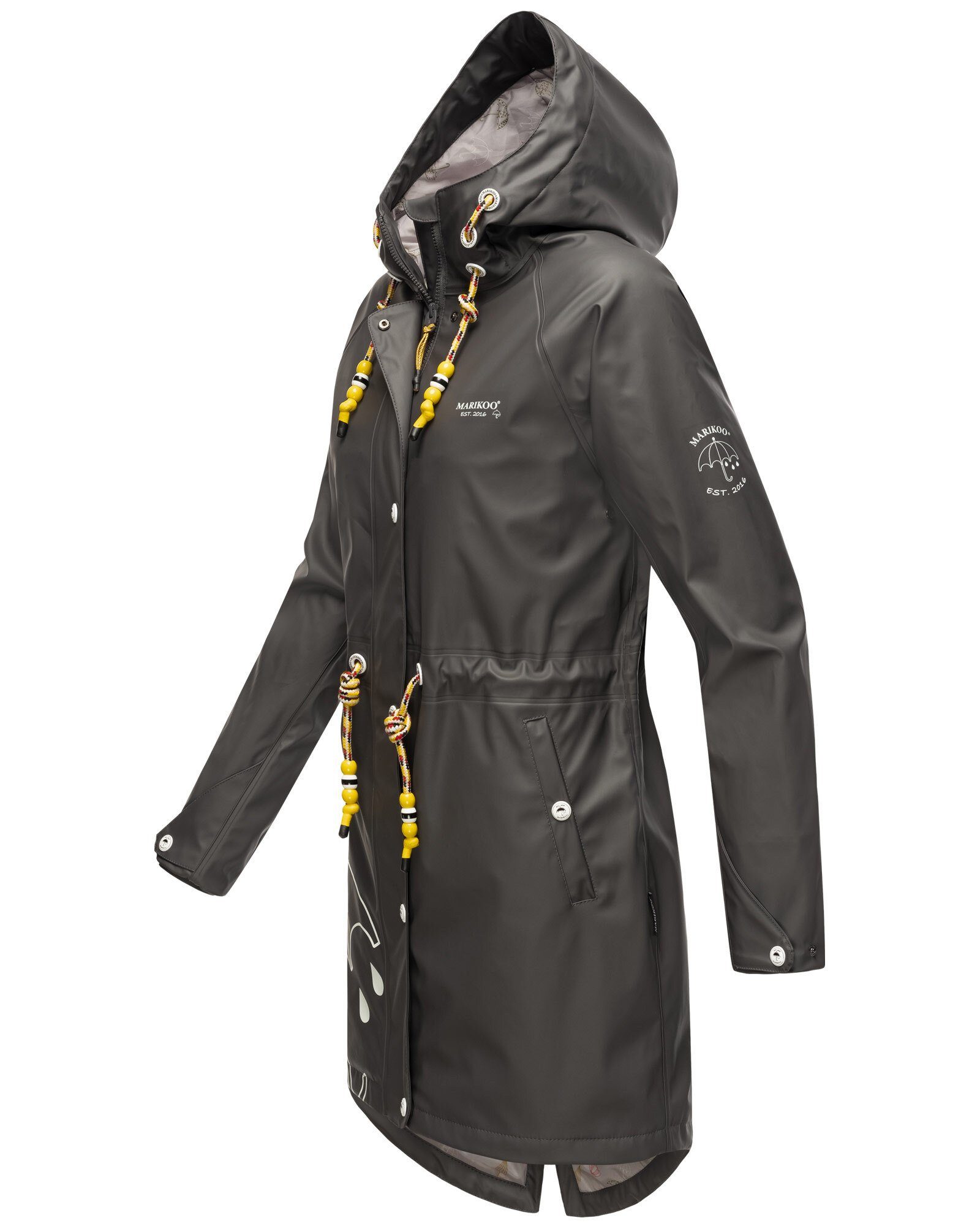 Marikoo Outdoorjacke Dancing Umbrella mit einer großen Kapuze