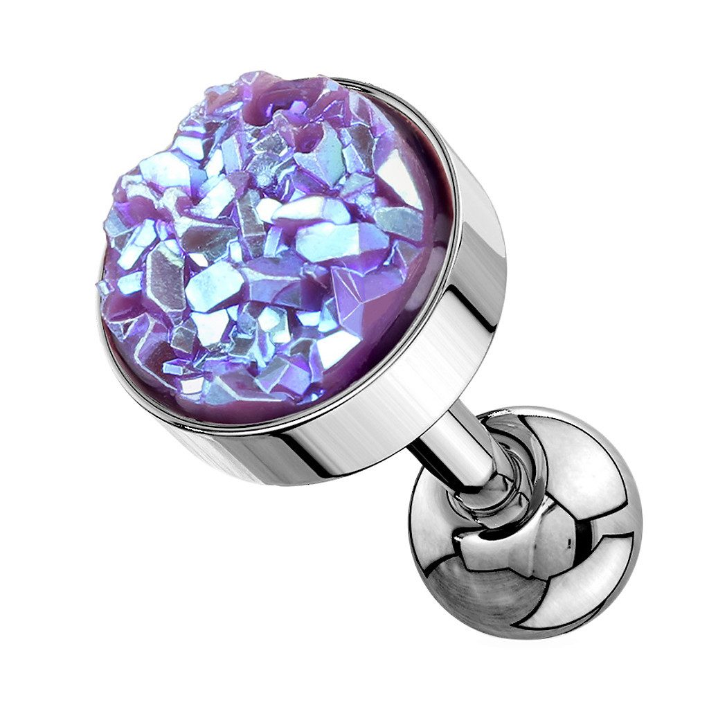 Taffstyle Piercing-Set Tragus Piercing Stab Druzy günstig online kaufen