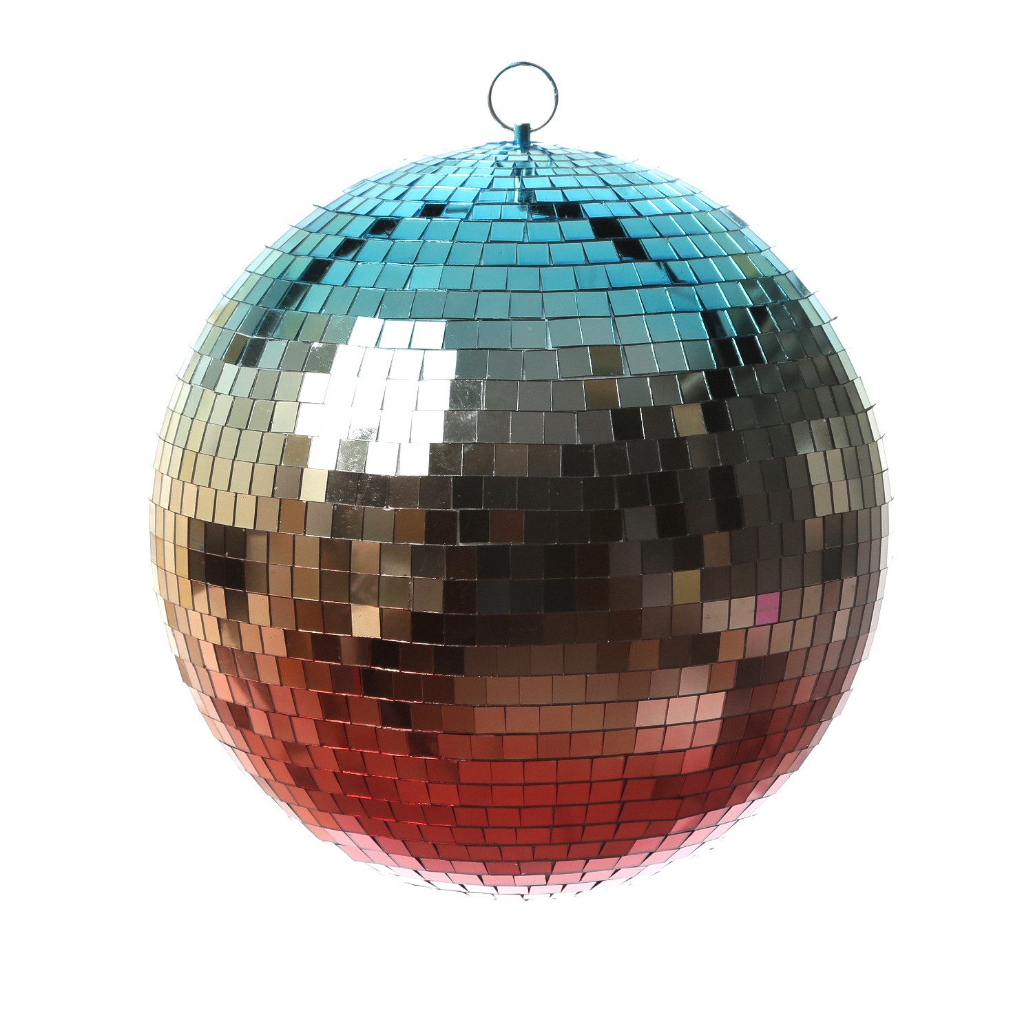 SATISFIRE Discolicht Spiegelkugel 30cm Regenbogen Discokugel Mirrorball Party Disko Deko
