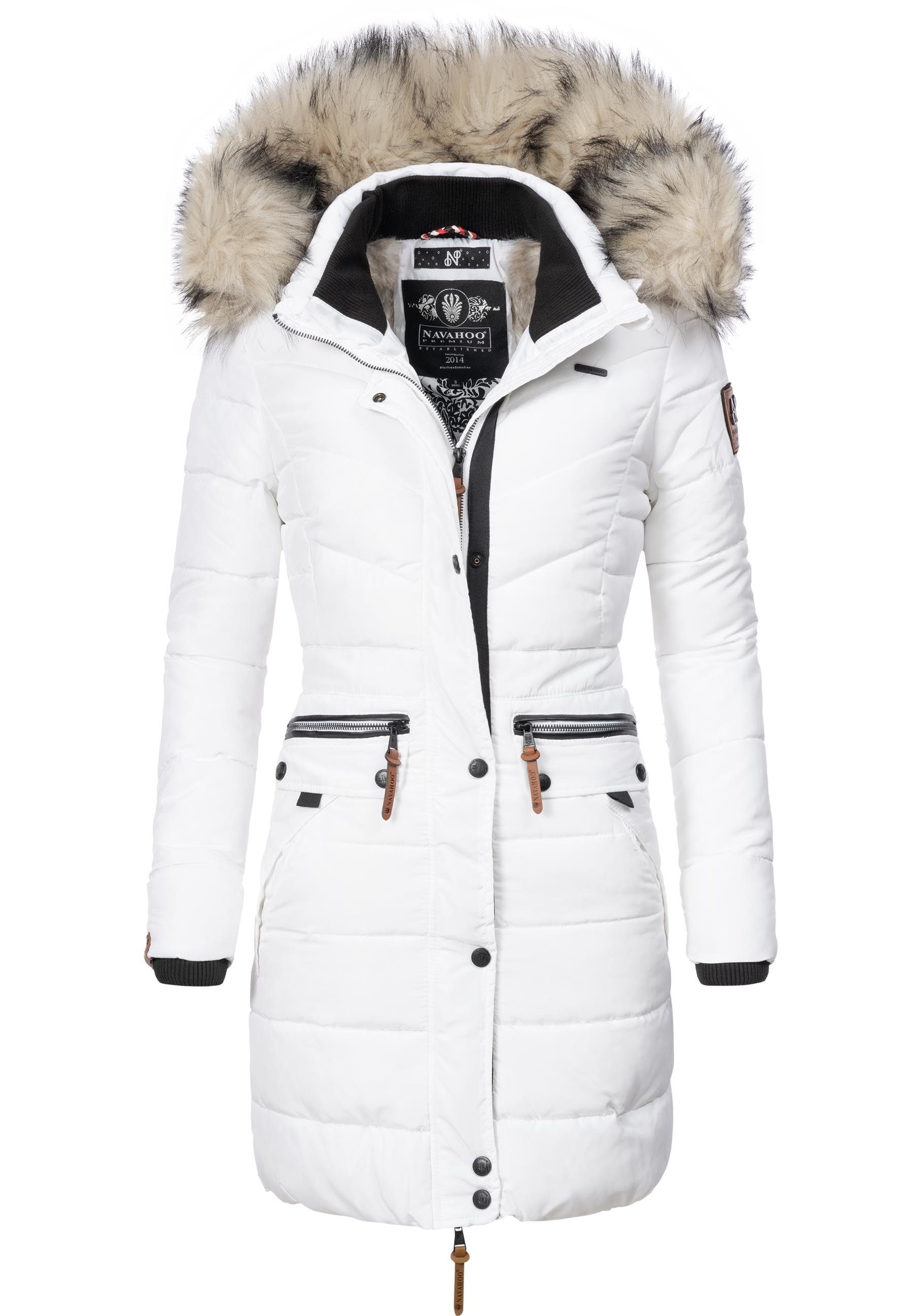 Navahoo Steppmantel Paula stylischer Winter Parka günstig online kaufen