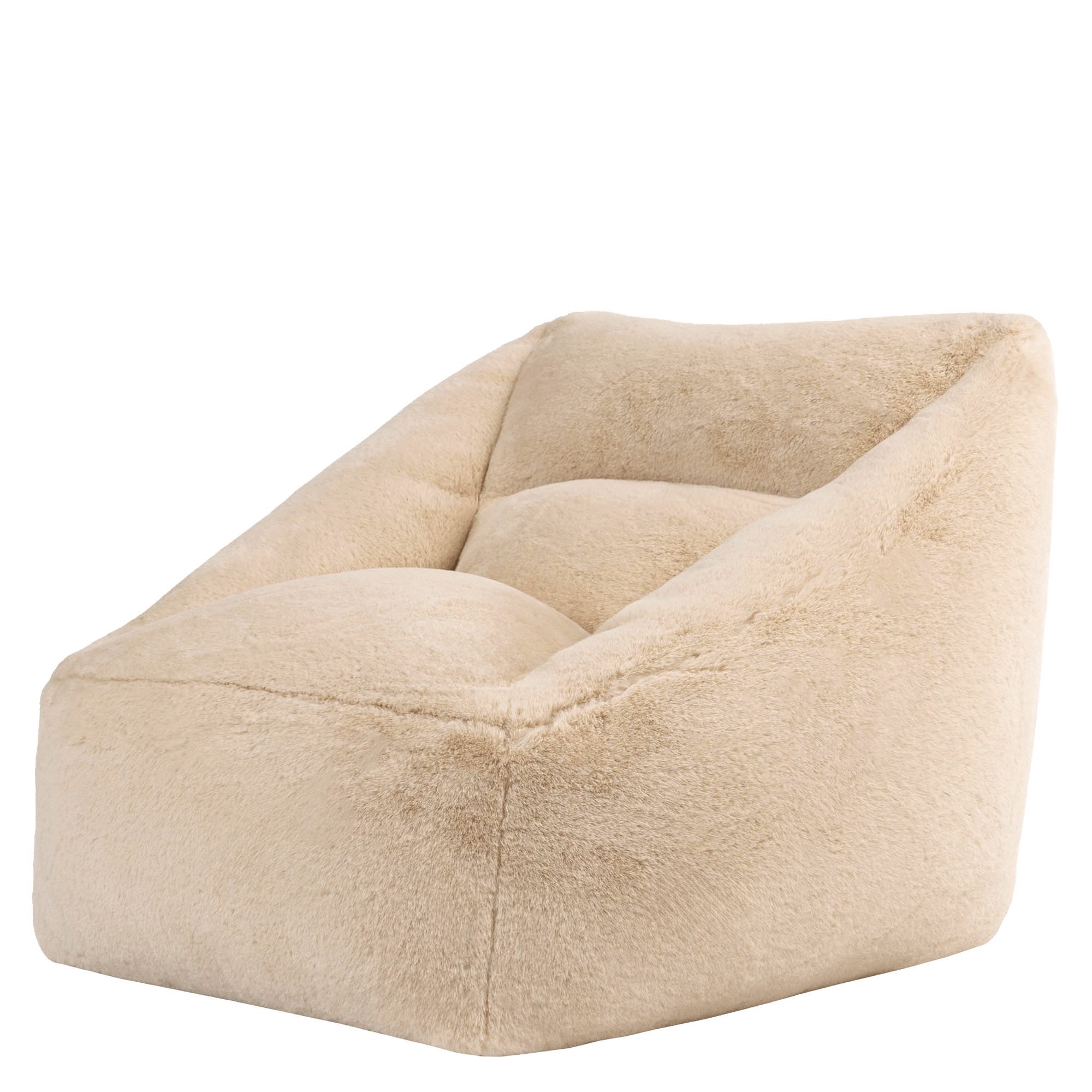 icon Sitzsack Riesen Sessel aus Kunstfell Flauschig „Natalia", Sitzsack XXL, Made in Germany, für Erwachsene & Kinder, für Wohnzimmer