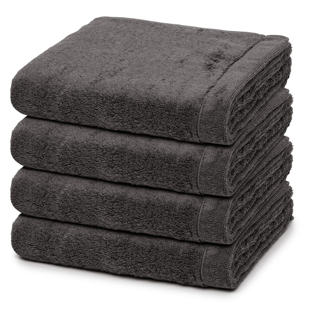 Cawö Handtuch Set Lifestyle, Walkfrottee (Spar-Set, 4-St), 4 X Handtuch im Set - Baumwolle - Saugstark