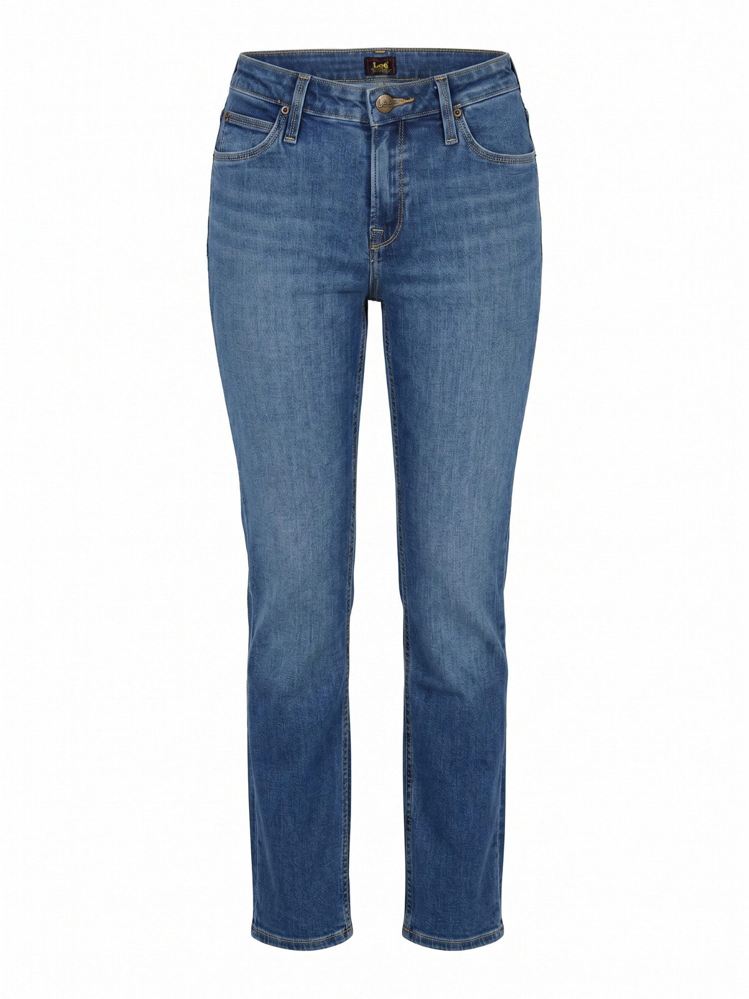 Lee® Slim-fit-Jeans knöchellang, gerade Beinform - ELLY EXTRA STRENGTH mittlere Leibhöhe