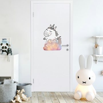 MySpotti Wandsticker Memo Kids Unicorn (1 St), mit Whiteboard-Oberfläche