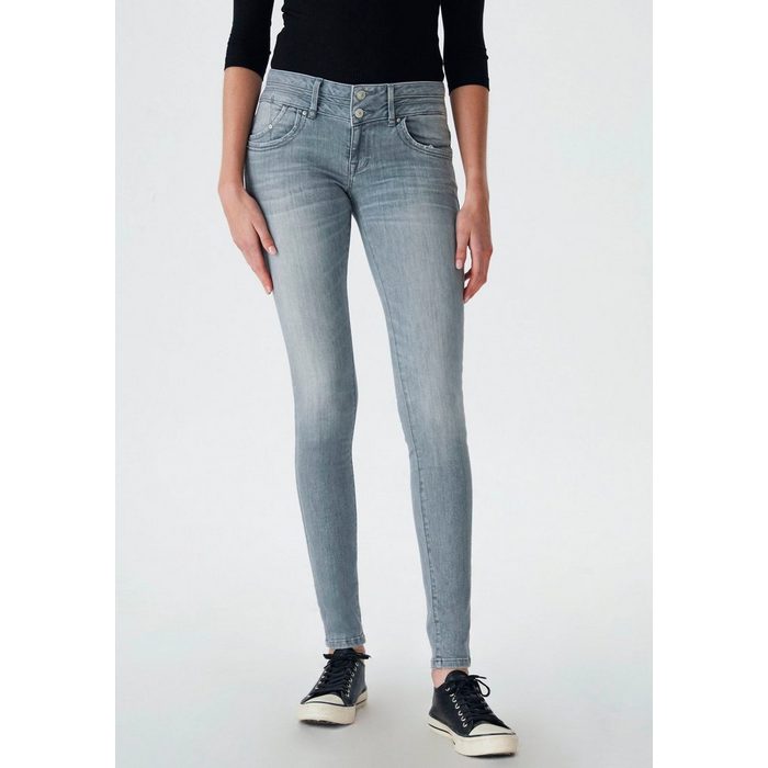 LTB Skinny-fit-Jeans JULITA X (1-tlg) mit extra-engem Bein niedriger Leibhöhe und Stretch-Anteil